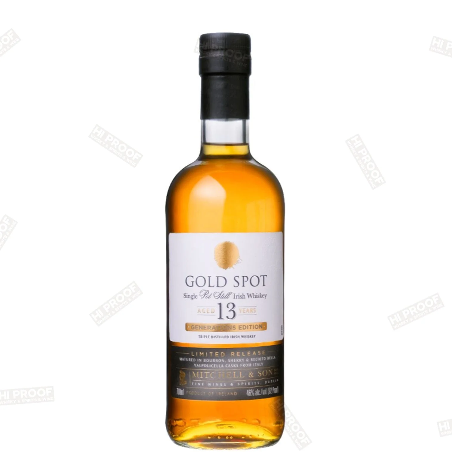 Gold Spot 13 Year Generations Edition Irish Whiskey 700ml
