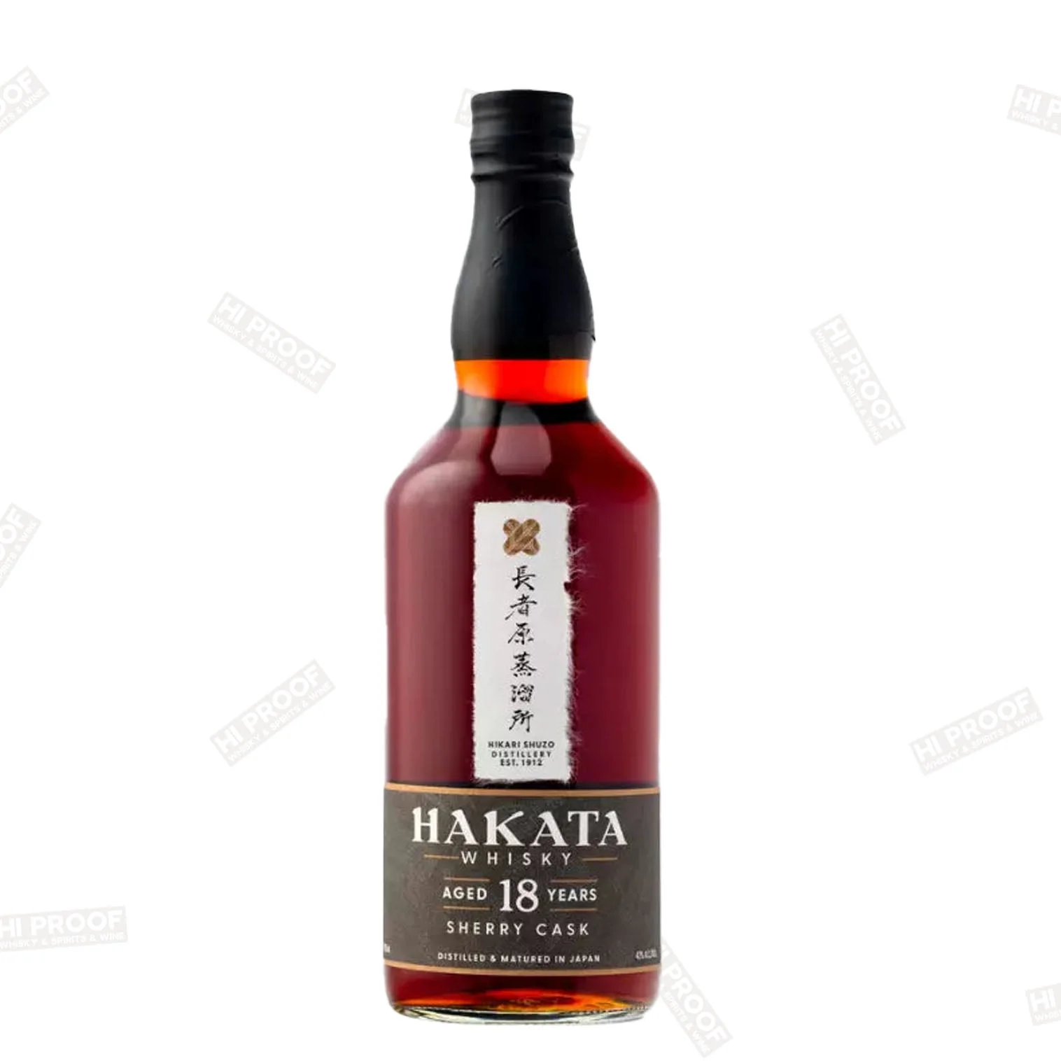 Hakata 18 Year Old Sherry Cask Japanese Whisky with Wooden Case 700ml