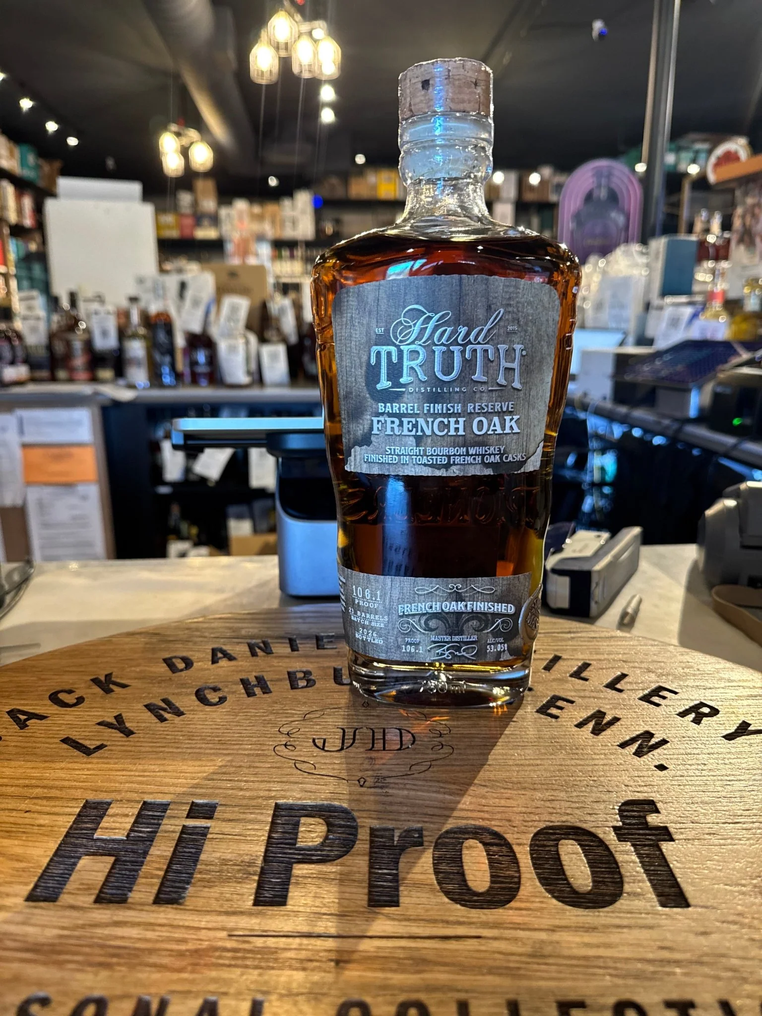 Hard Truth Barrel Finish Reserve Straight Bourbon Finished on French Oak 106.1 Proof 750ml