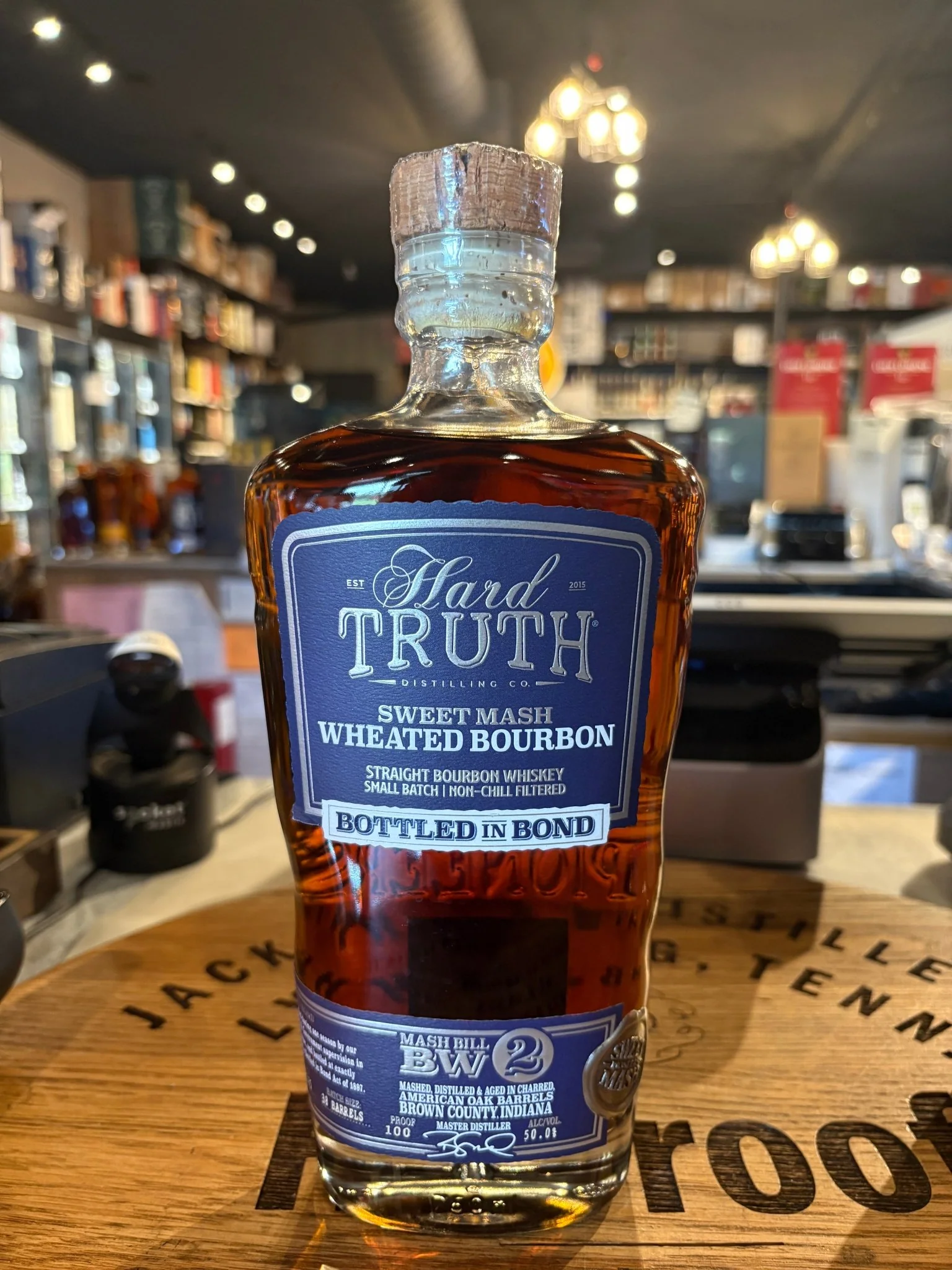 Hard Truth Sweet Mash Wheated Bourbon Bottle in Bond Whisky 100 Proof 750ml