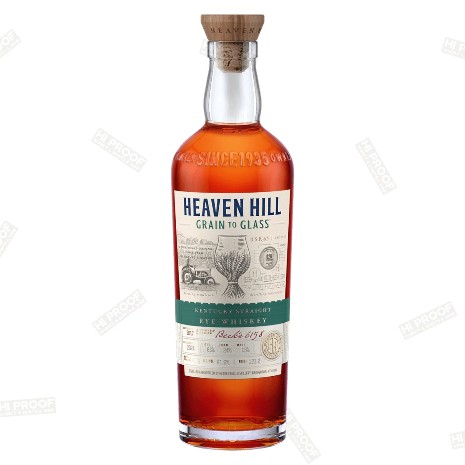 Heaven Hill Grain to Glass Kentucky Straight Rye Whiskey 700ml