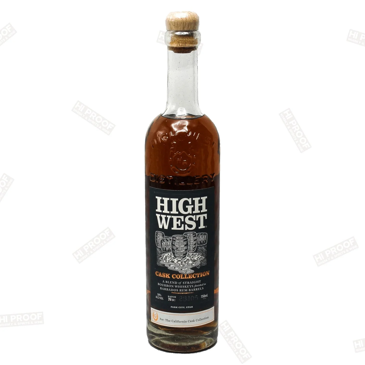 High West Cask Collection Barbados Rum Barrel Finished Bourbon Whiskey 750ml