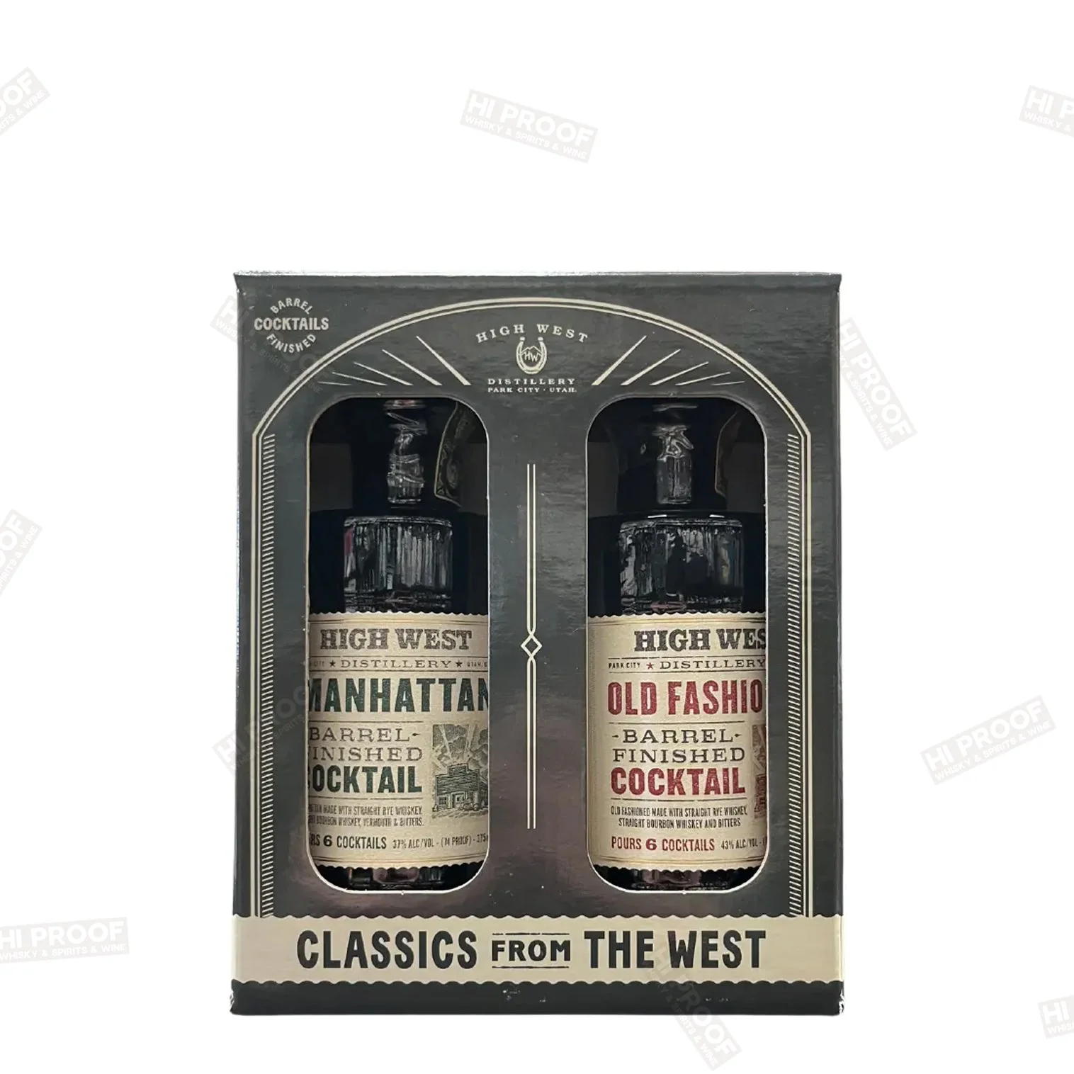 High West Classics from the West Barreled Cocktail Gift Set