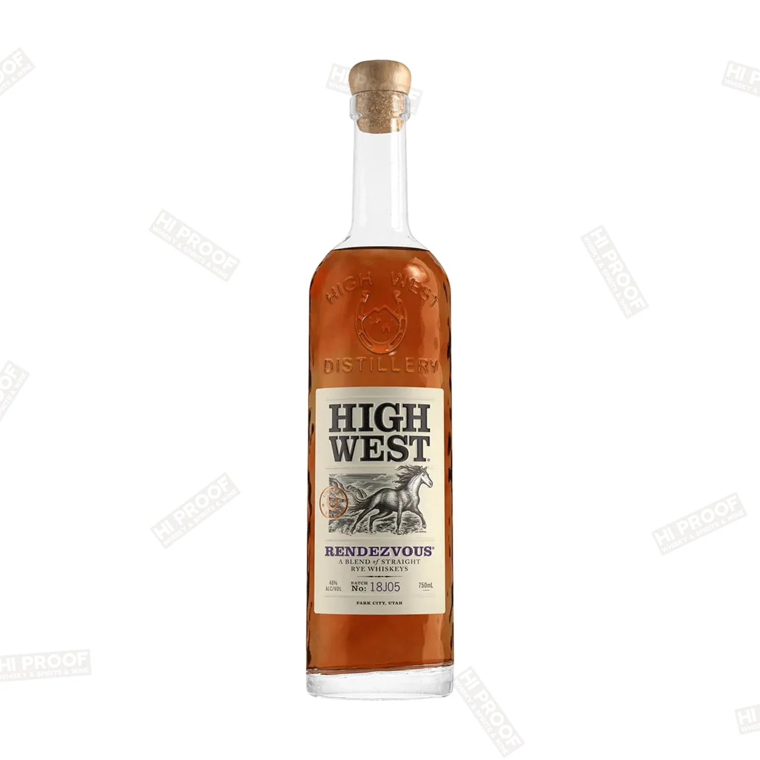 High West Rye Whiskey Rendezvous 750 ml