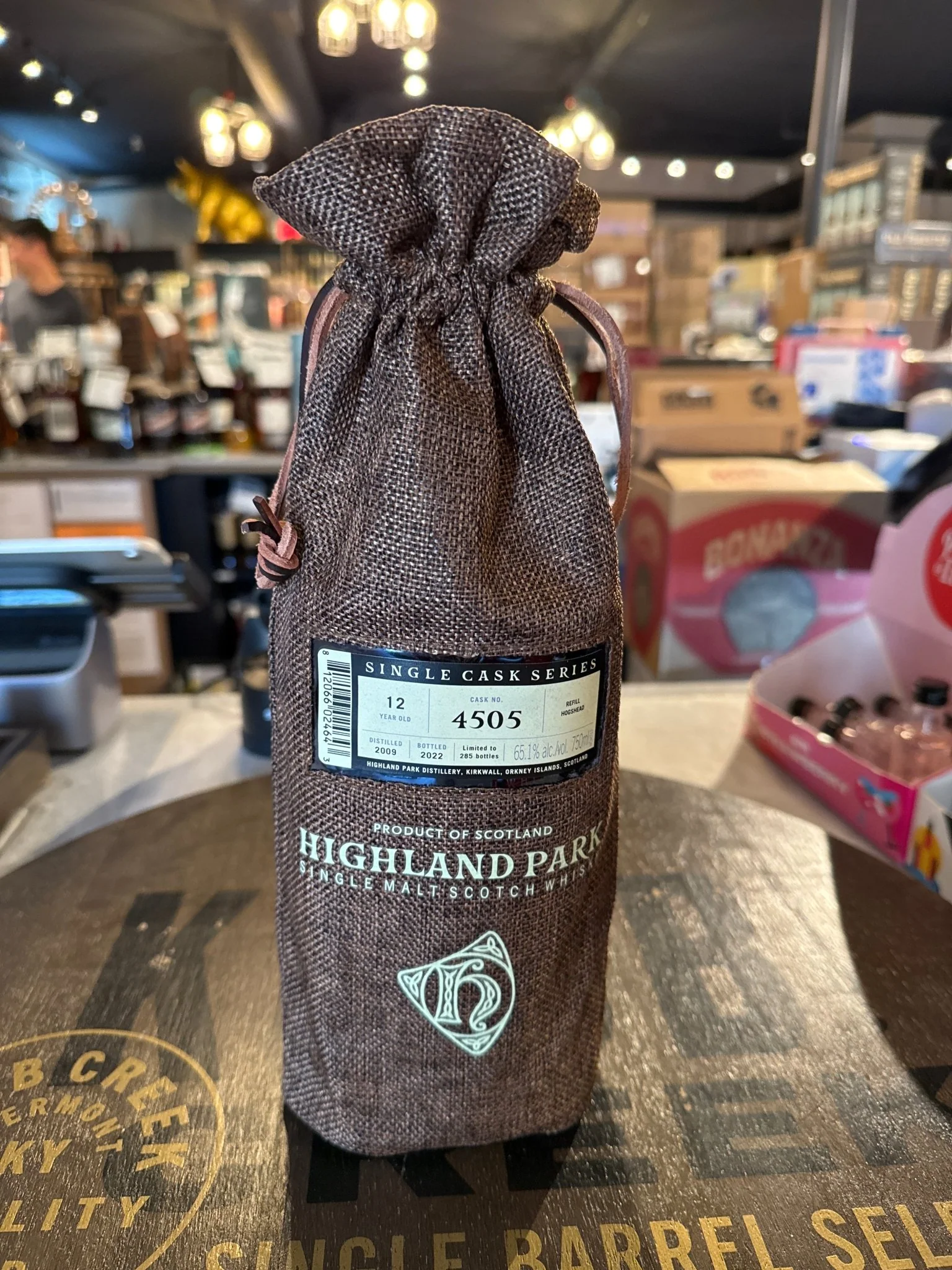 Highland Park 12 Year Single Cask Single Malt Scotch 750ml (#4505)