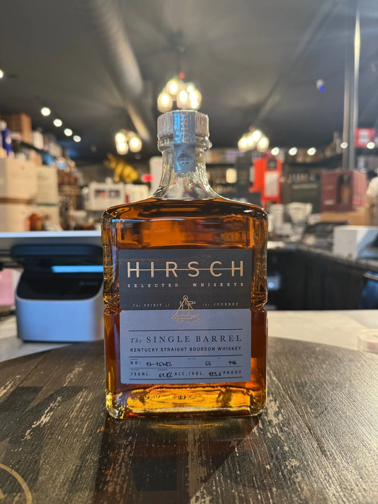 Hirsch Single Barrel 123.6 Proof 750ml (Source from Bardstown Bourbon Company)