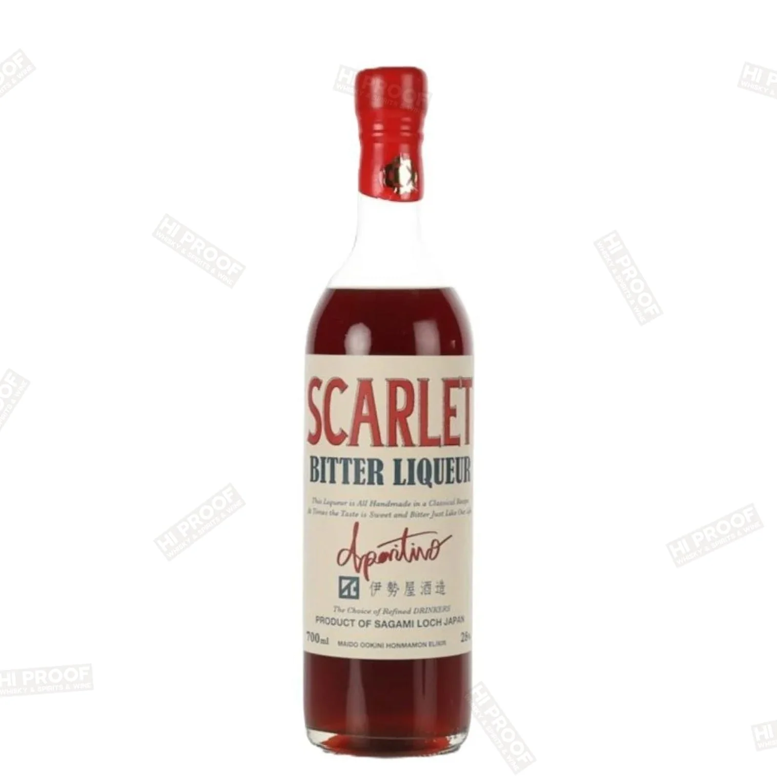 Iseya Distillery Scarlet Aperitivo Japanese Bitter Liqueur 700ml