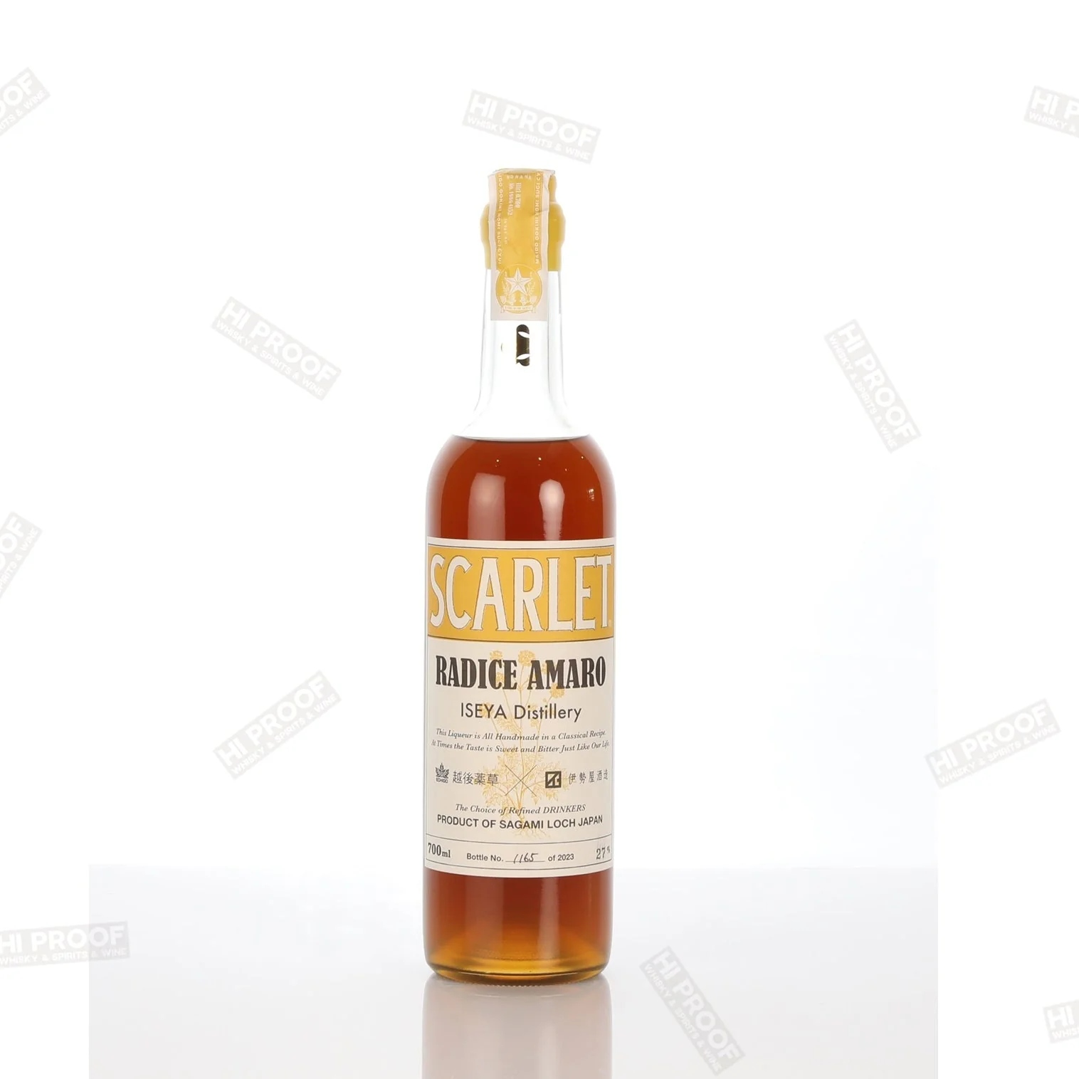 Iseya Distillery Scarlet Radice Amaro Japanese Bitter Liqueur 700ml