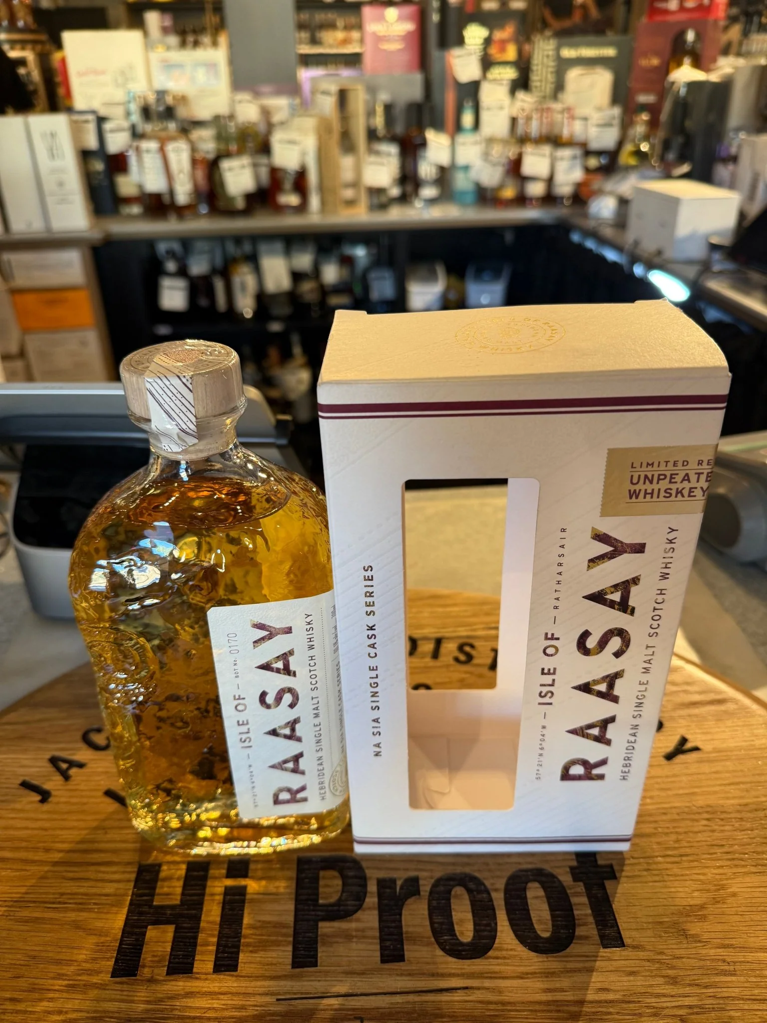 Isle of Raasay Unpeated Ex-rye Single Cask 61.4% Alc 700ml