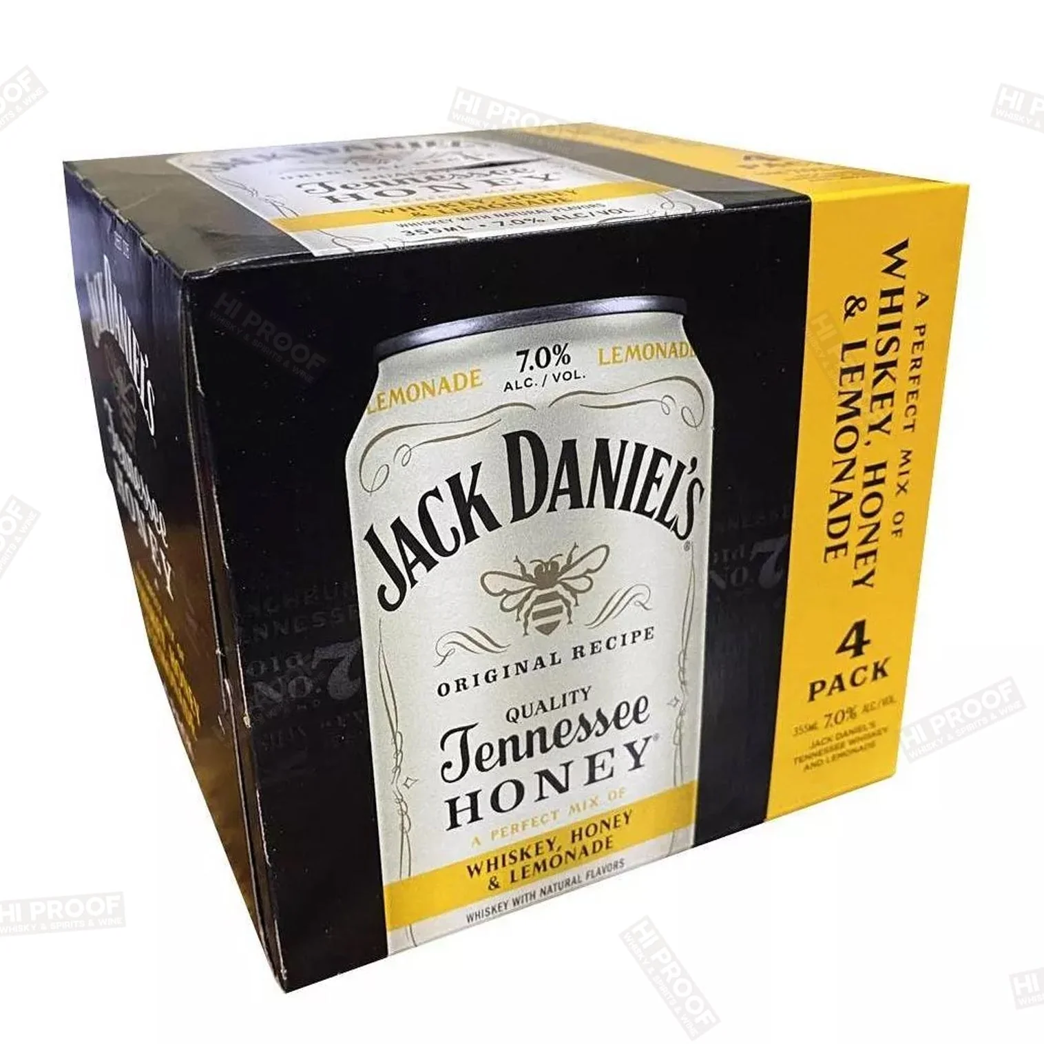 Jack Daniel's Tennessee Whiskey, Honey & Lemonade Cocktail - 4pk/355ml Cans - Image 2