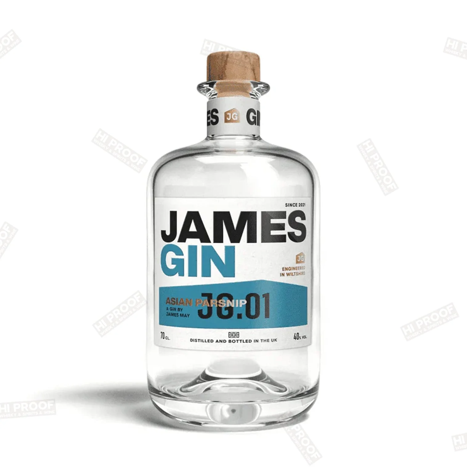 James Gin 'asian Parsnip' 80 Proof 700ml