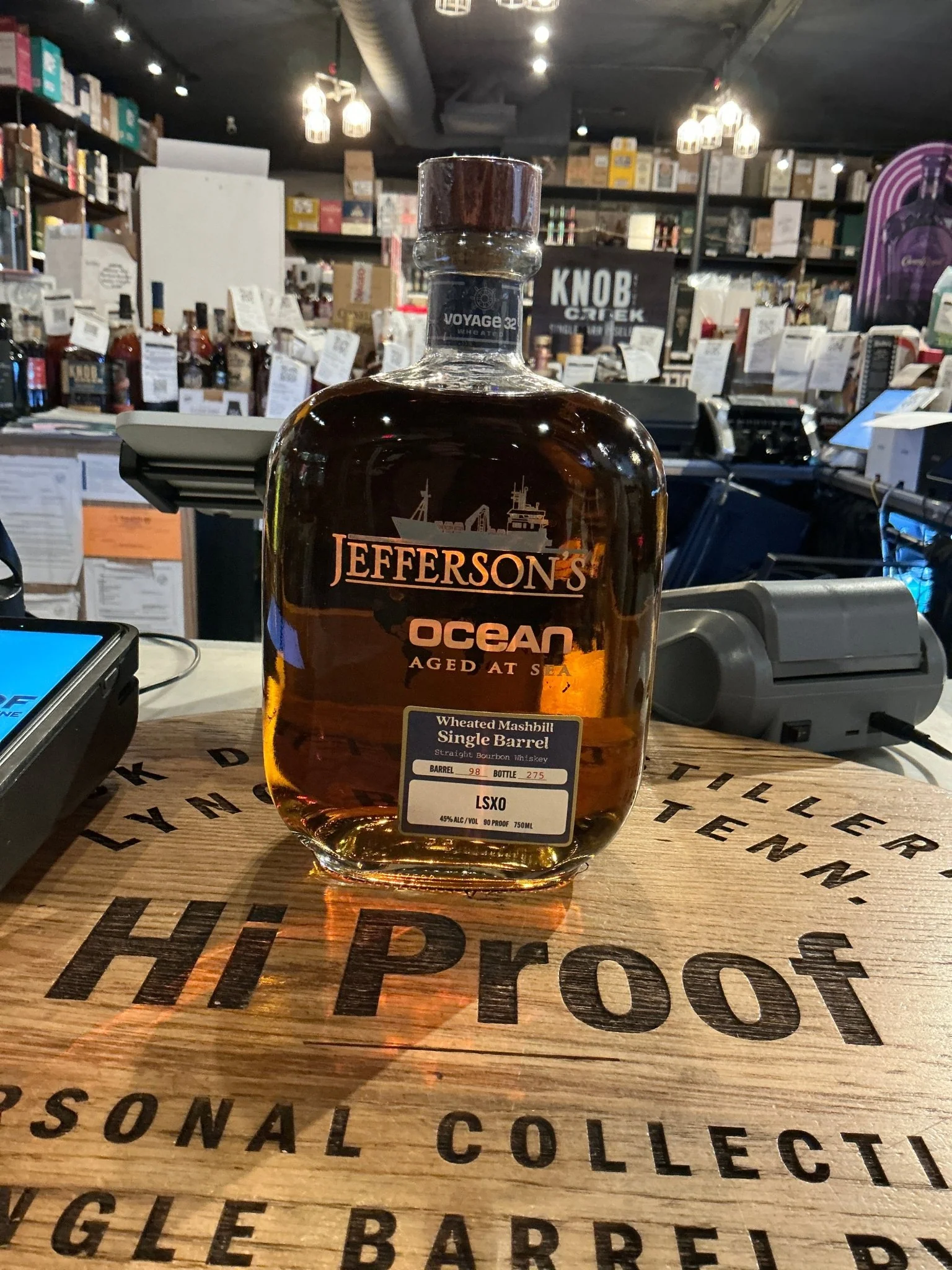 Jefferson's Ocean Single Barrel Lsxo 750ml (Barrel#98)