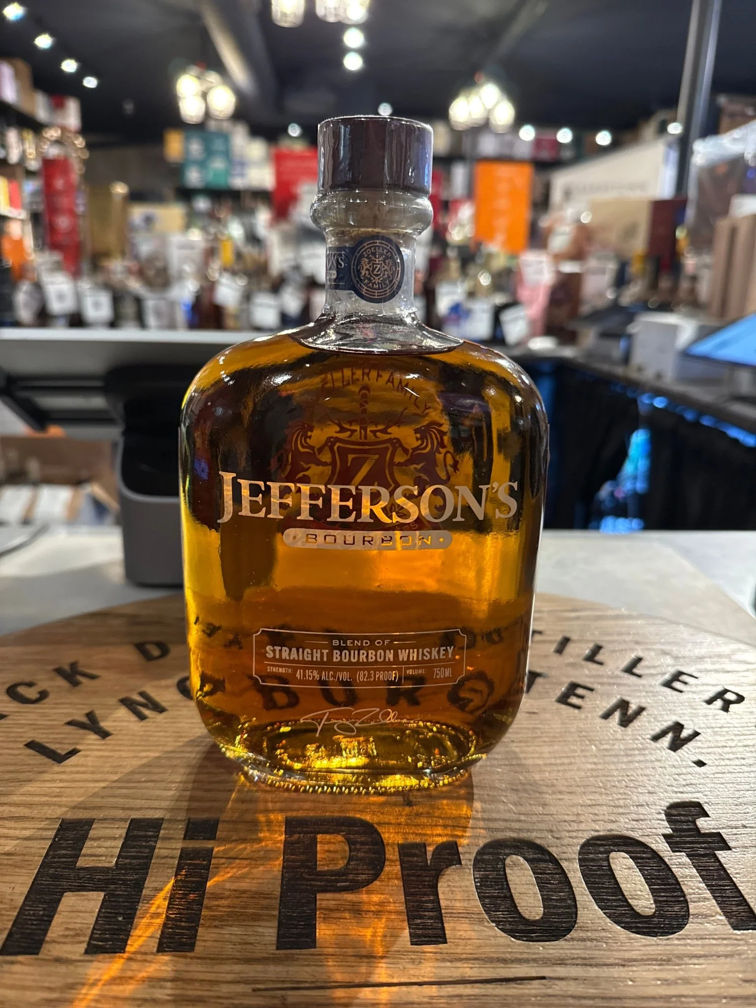 Jefferson's Straight Bourbon Whisky 82.3 Proof 750ml