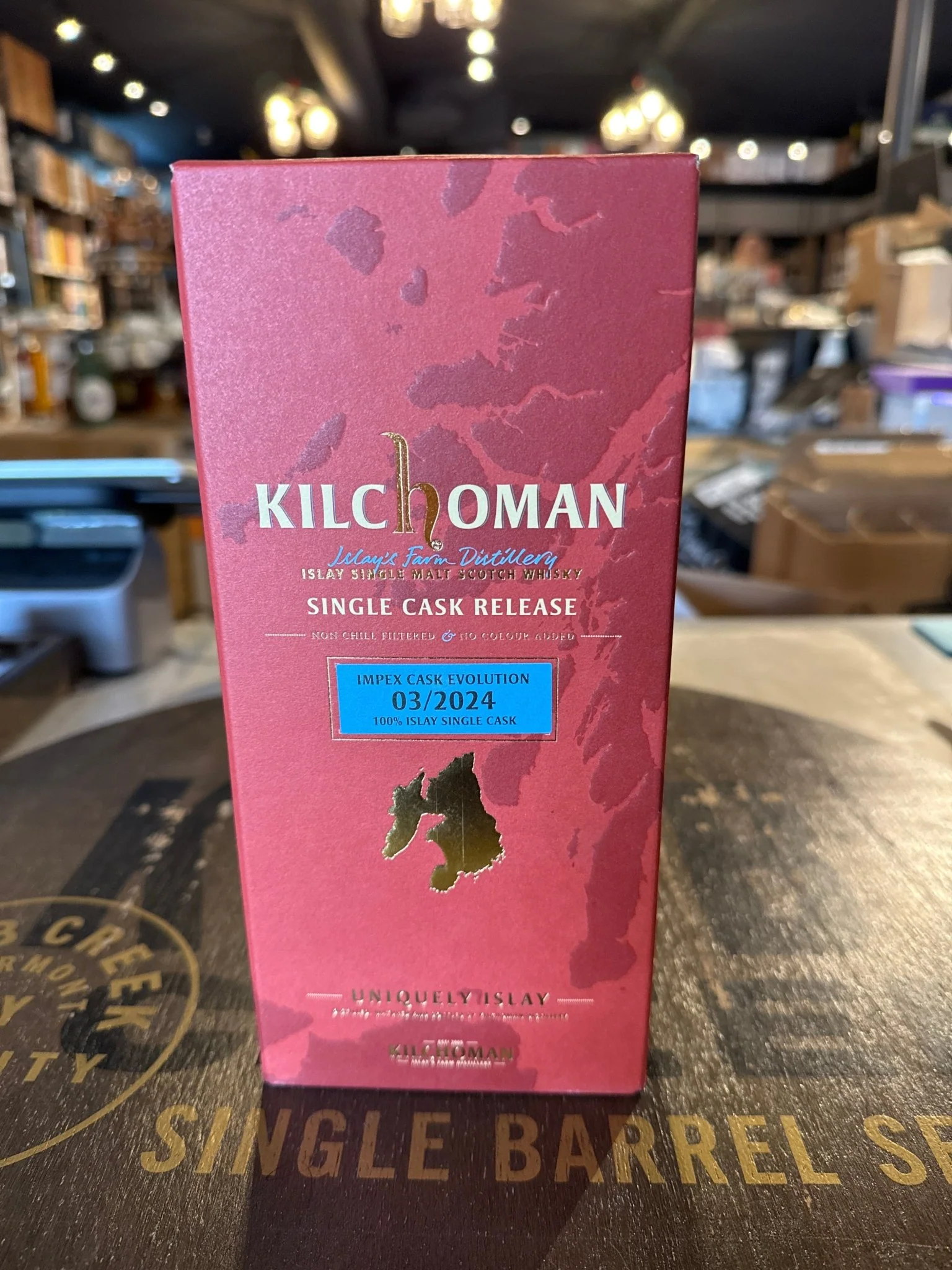 Kilchoman Impex Cask Evolution 03/2024 Islay Single Cask Scotch Whisky 750ml