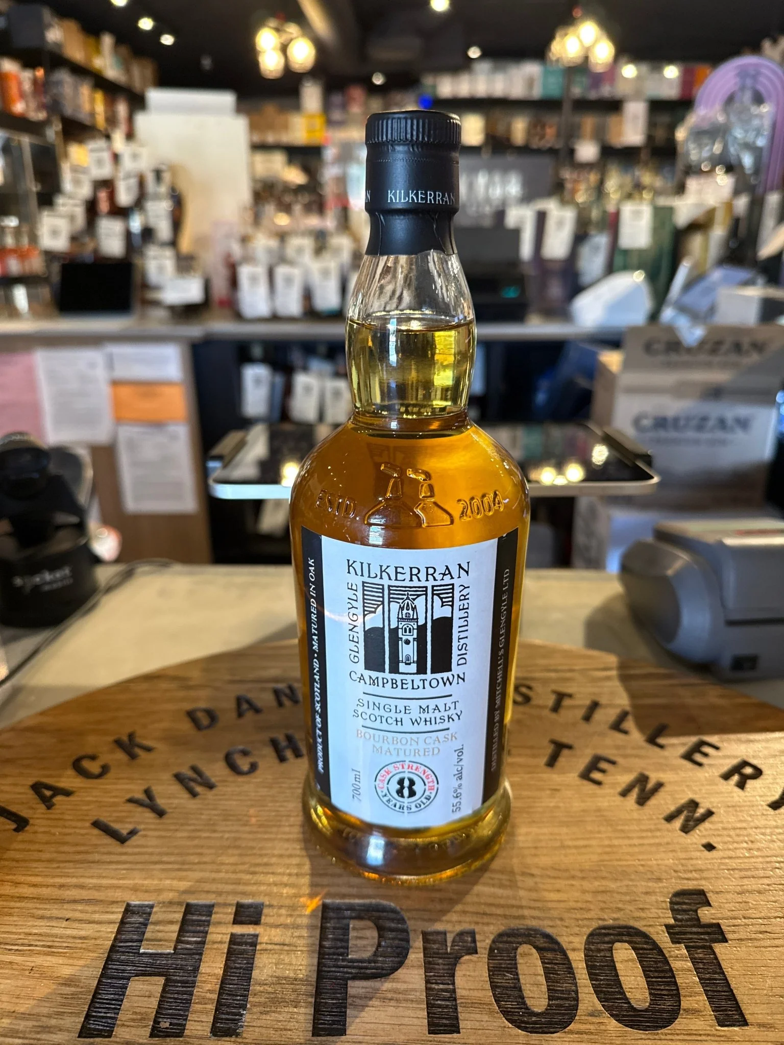 Kilkerran Bourbon Cask Matured Cask Strength 8 Year Old Single Malt 111.2 Proof 700ml
