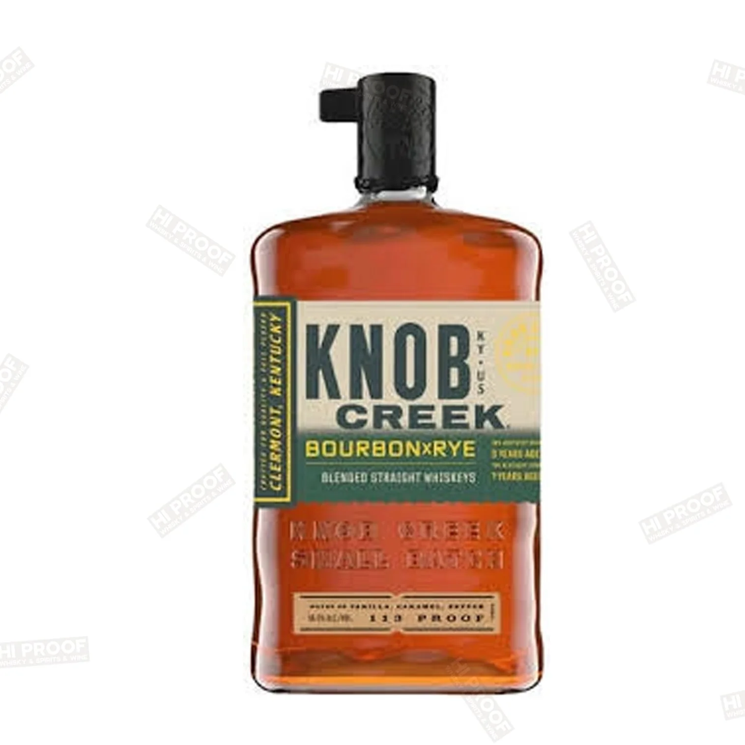 Knob Creek Bourbon X Rye Blended Straight Whiskeys Kentucky 113 Proof 750ml