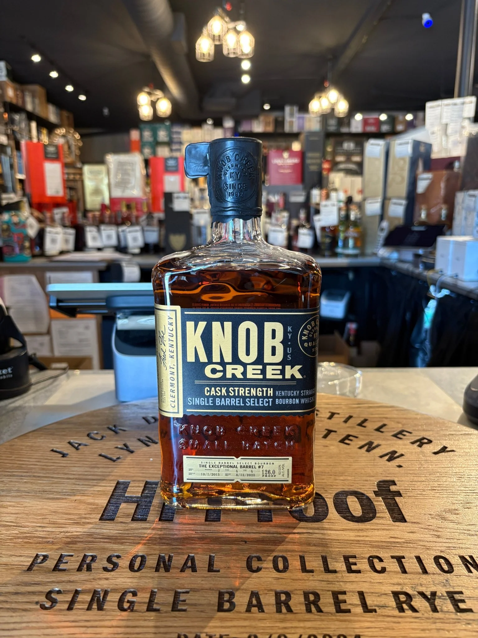 Knob Creek Cask Strength “the Exceptional Barrel #7” 126 Proof 750ml (New 2025 Barrel Program)