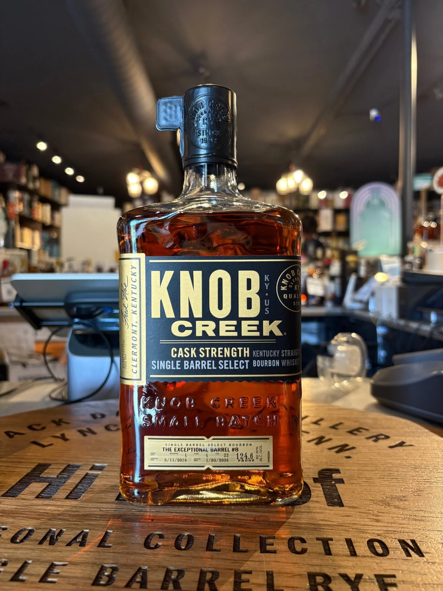 Knob Creek Cask Strength “the Exceptional Barrel #8” 124.6proof 750ml