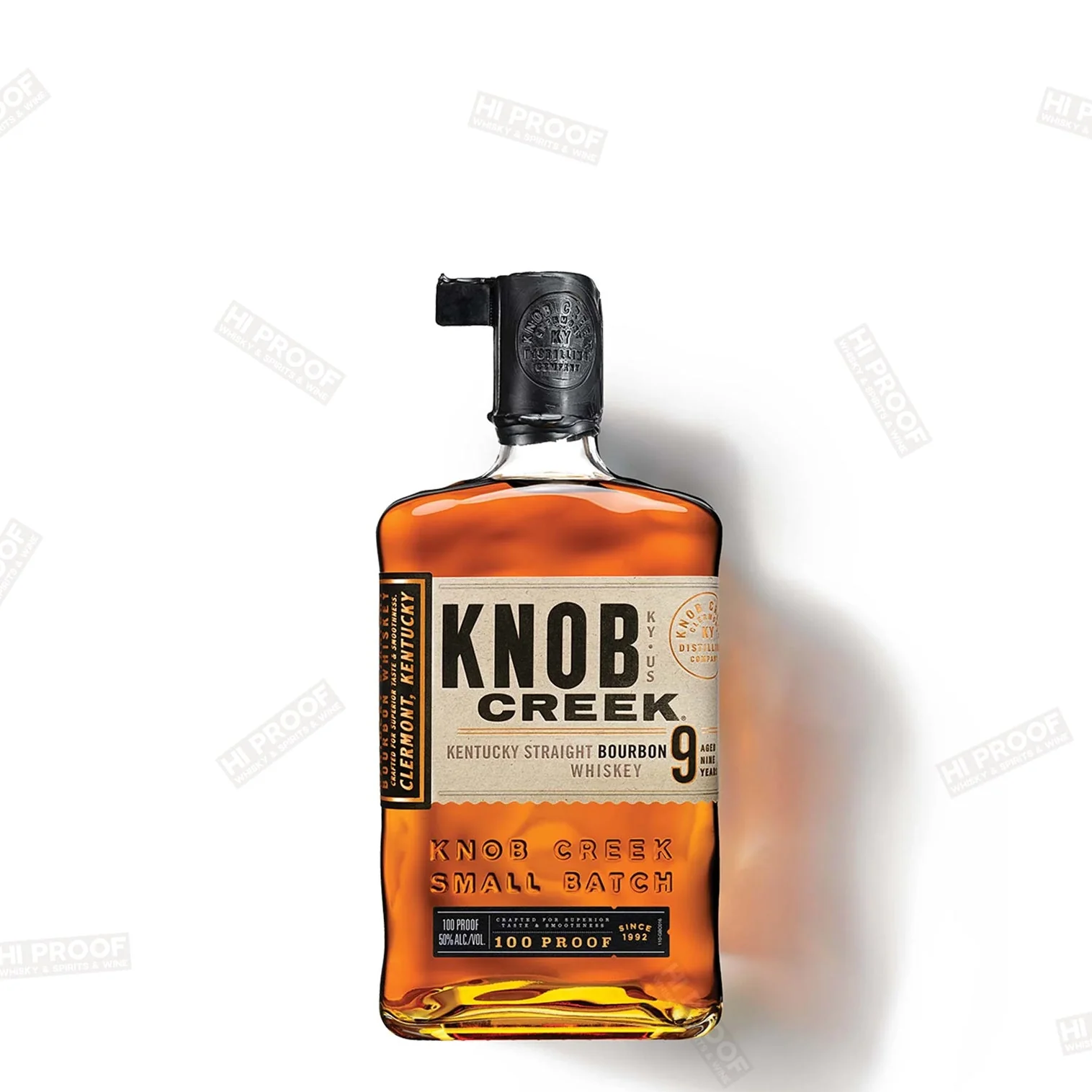 Knob Creek Kentucky Straight Bourbon Whiskey Aged 9 Year 100 Proof 375ml