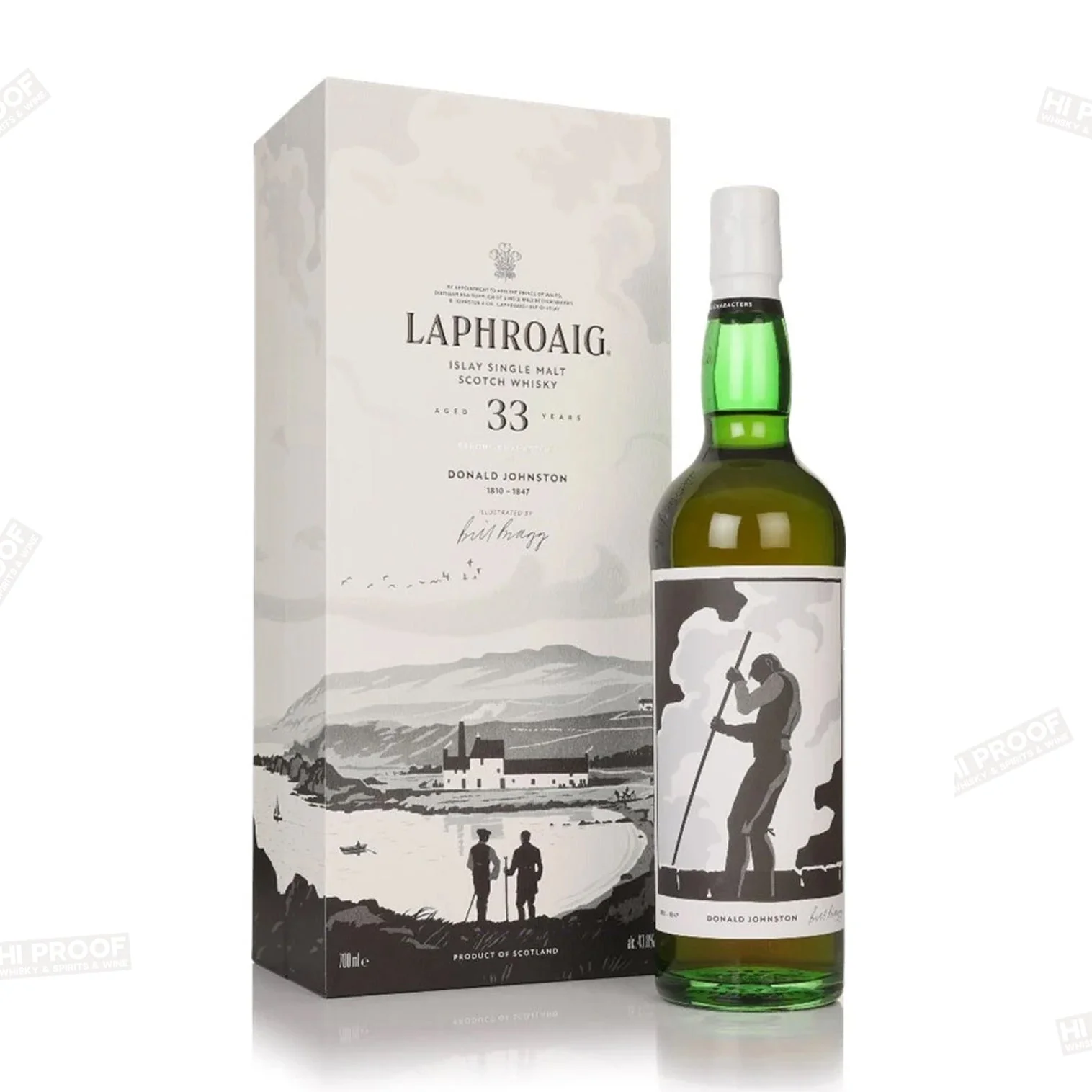 Laphroaig 33 Year Old Strong Characters Donald Johnston 700ml