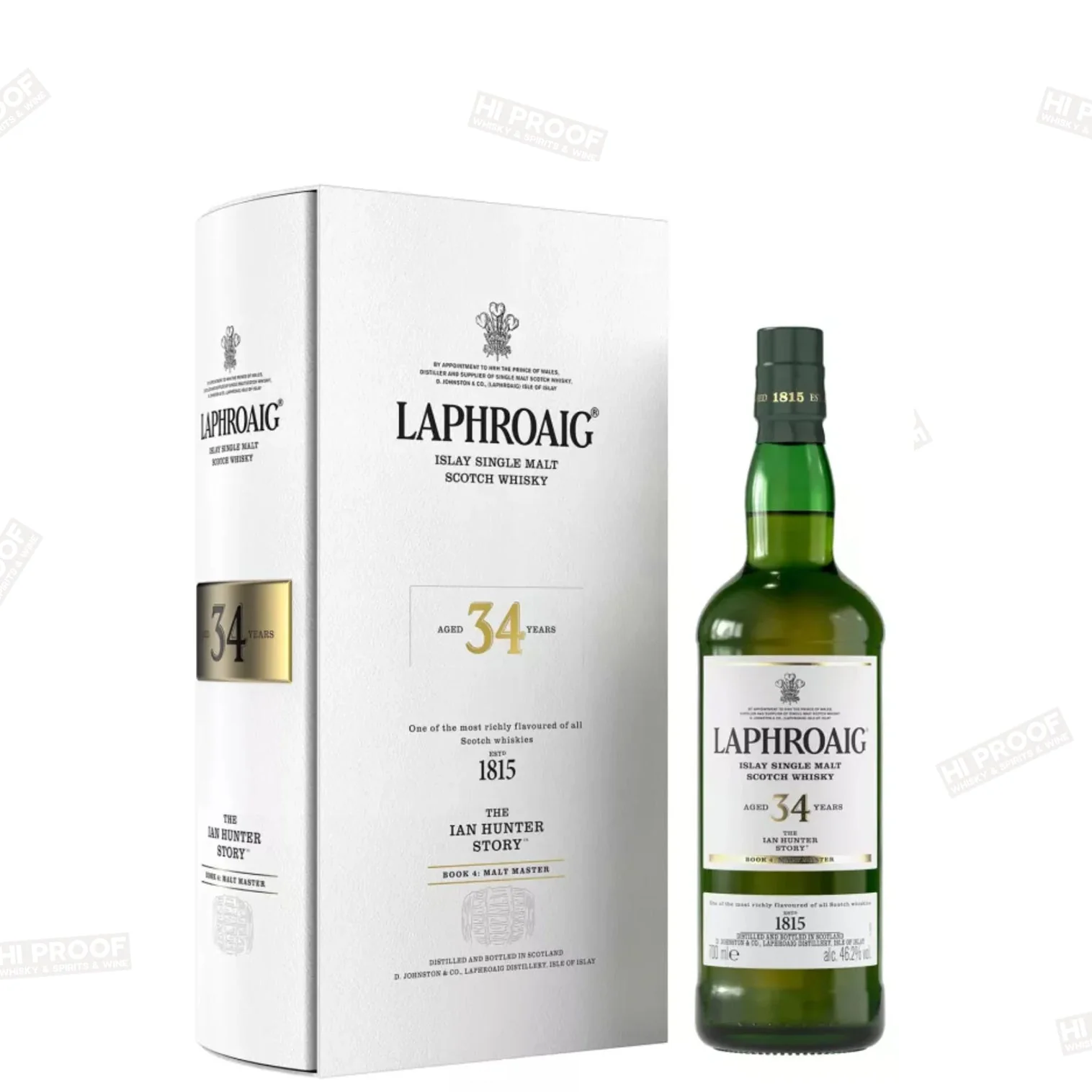 Laphroaig 34 Year the Ian Hunter Book 4 Single Malt Scotch Whisky 750ml