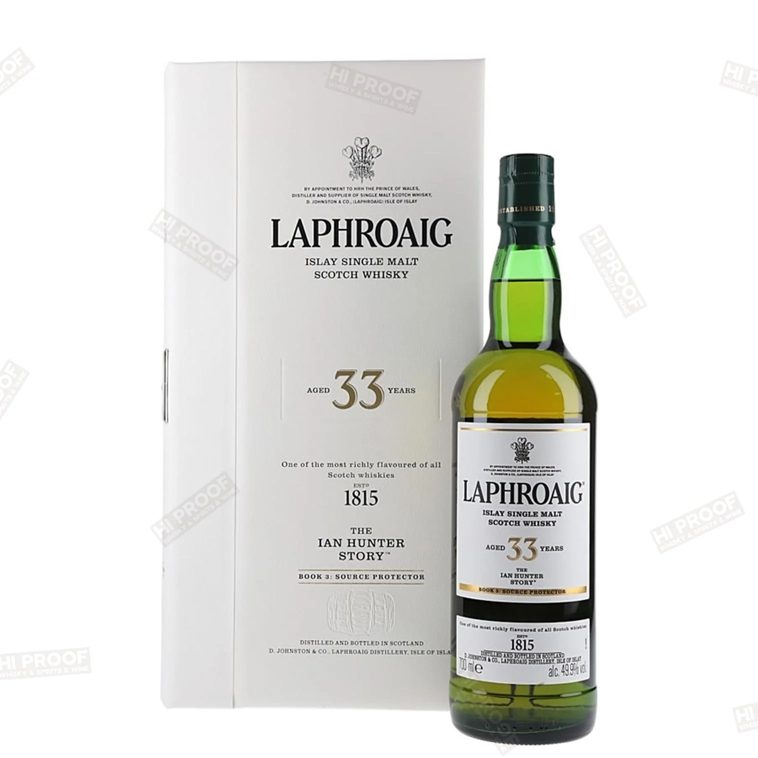 Laphroaig the Ian Hunter Story 'book 3 Source Protector' 33 Year Old Single Malt Scotch Whisky 750ml