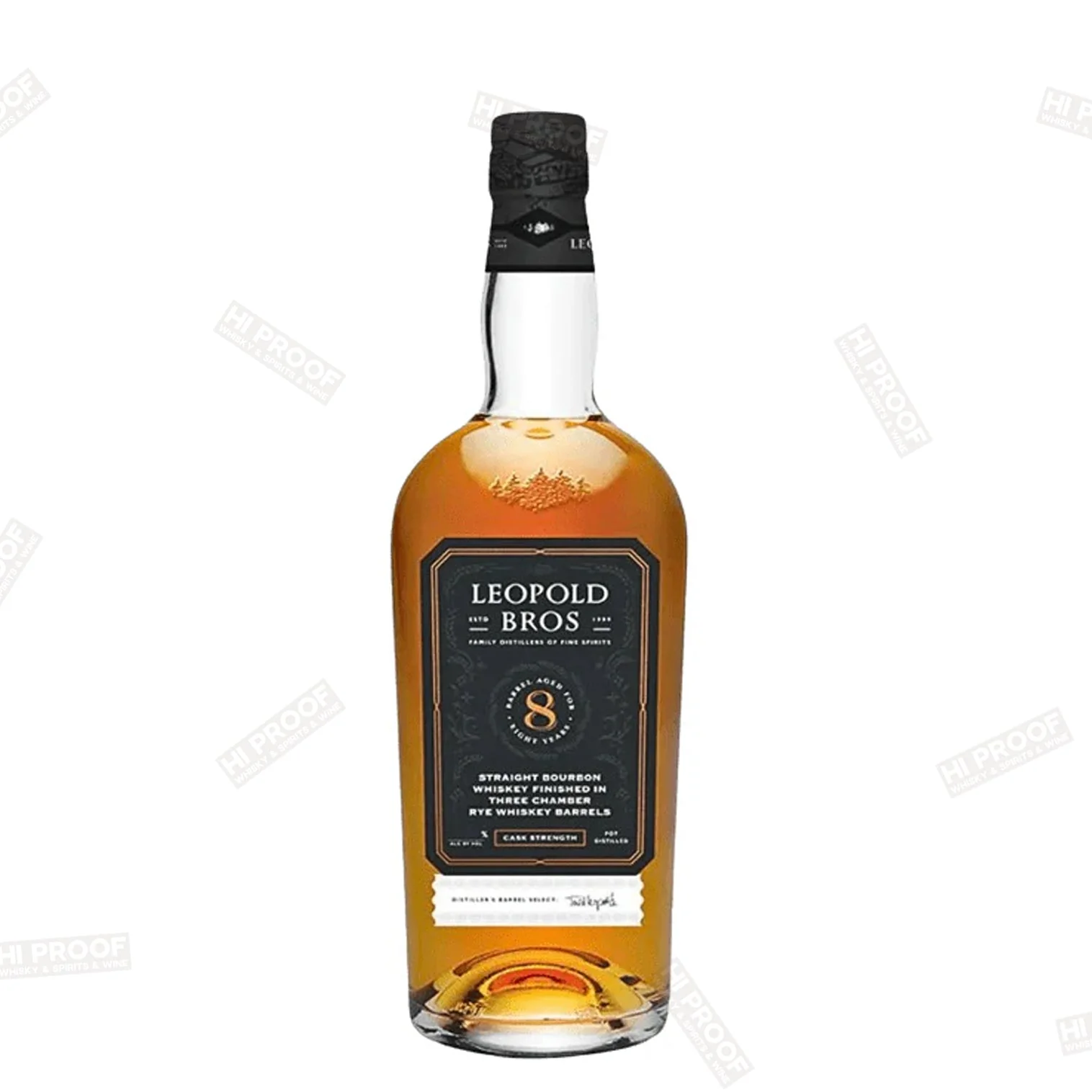 Leopold Bros. 8 Year Cask Strength Bourbon Whiskey