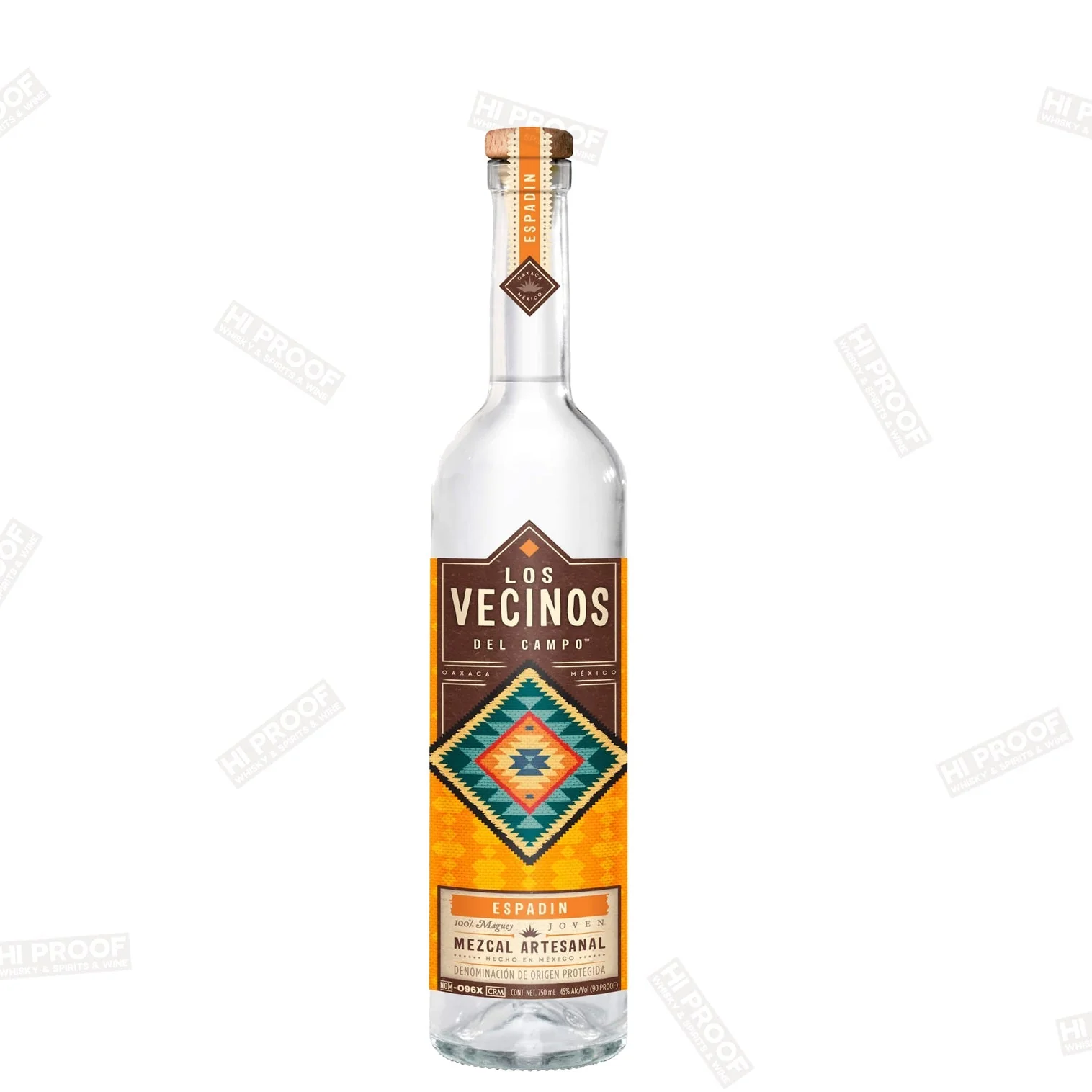 Los Vecinos Del Campo Espadin Mezcal Artesanal 750 ml
