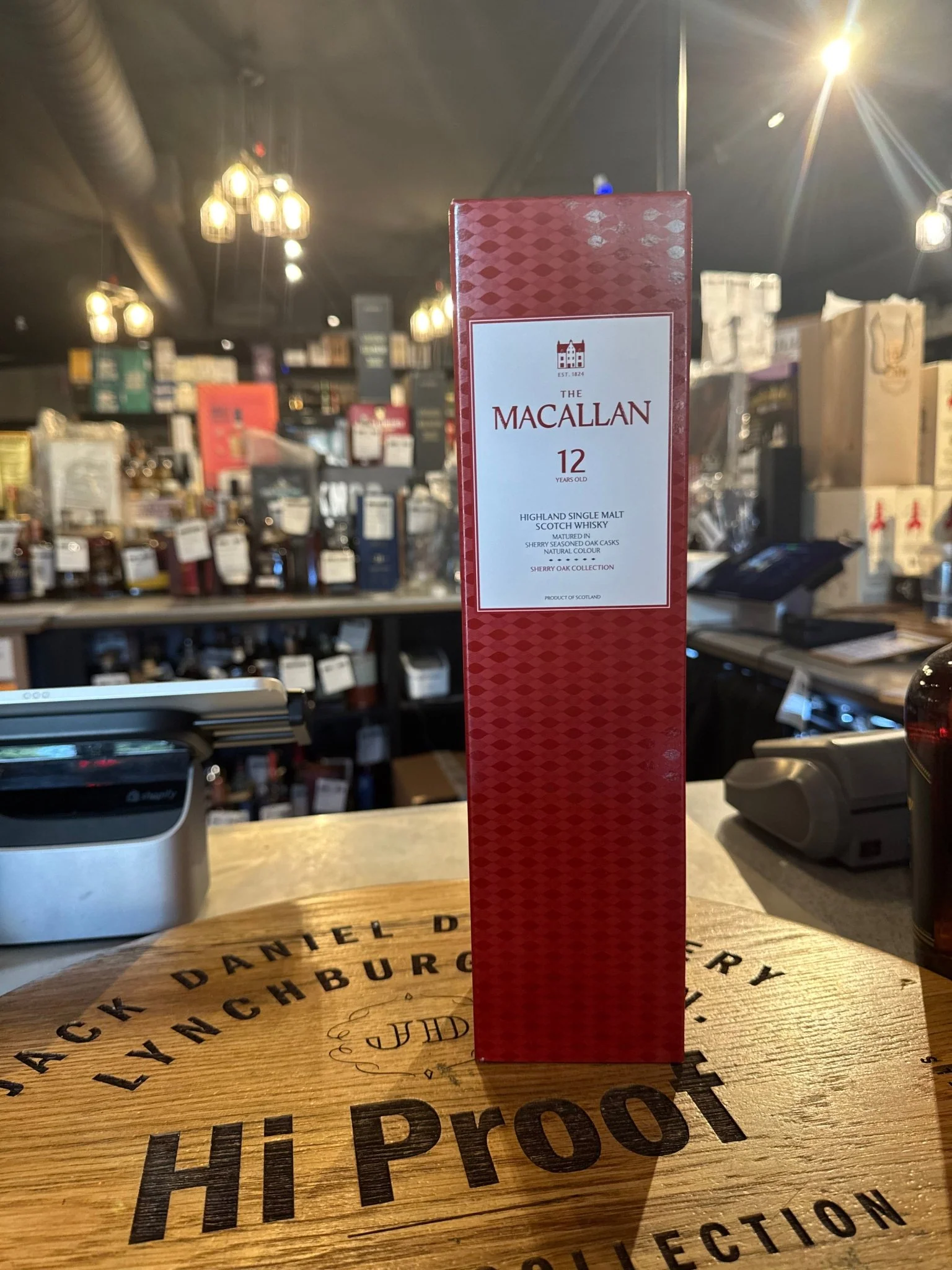 Macallan 12 Year Sherry Oak Single Malt Scotch Whiskey (NEW DESIGN) 750ml