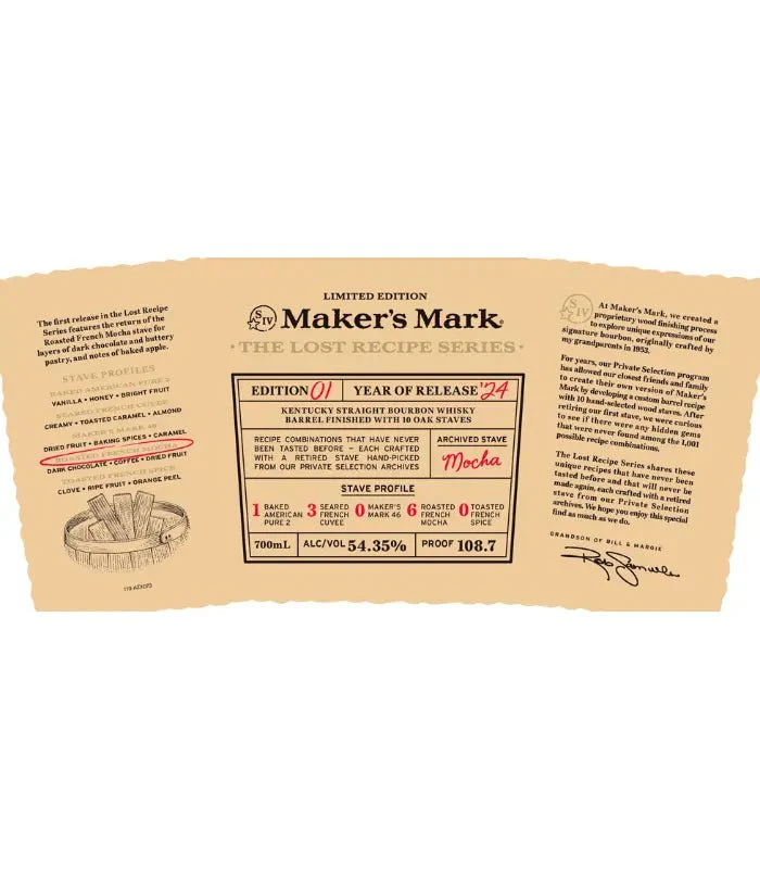 Maker's Mark the Lost Recipe Series Edition 01