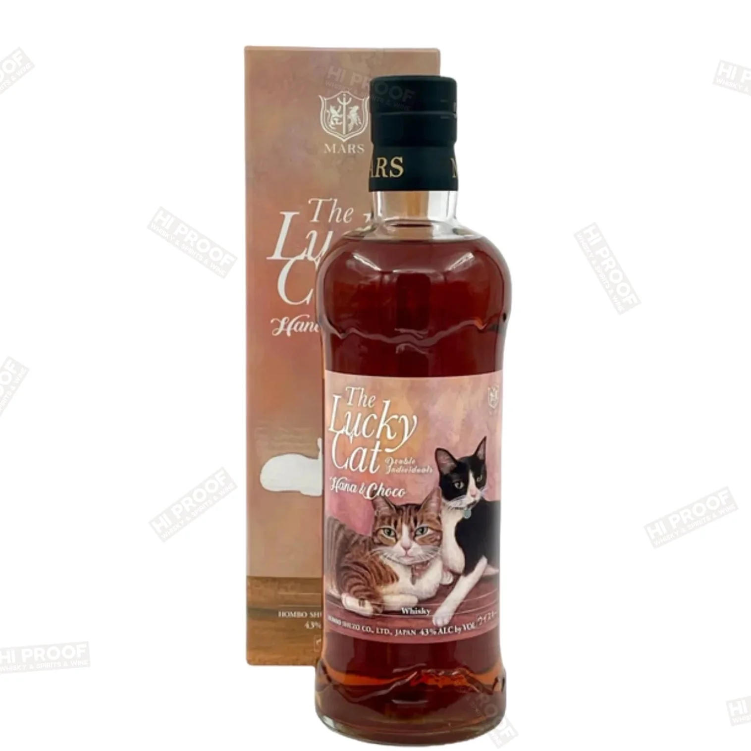 Mars Whisky 'the Lucky Cat Choco & Hana' 700ml