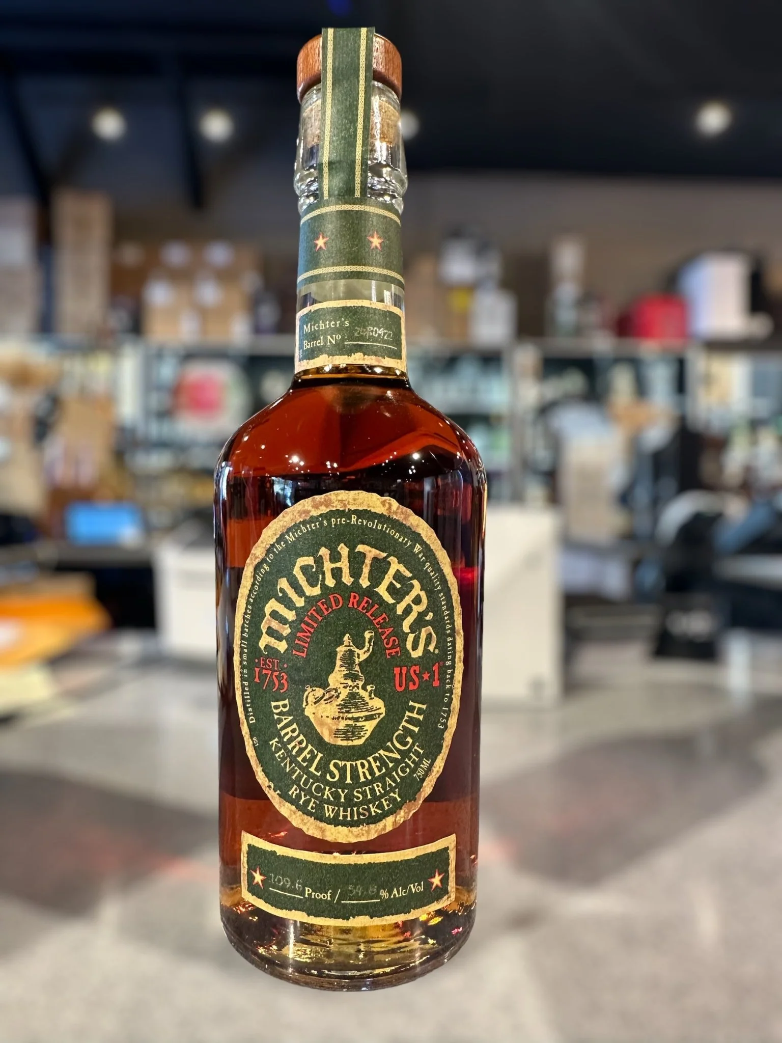 Michter's Us 1 Limited Release Barrel Strength Kentucky Straight Rye