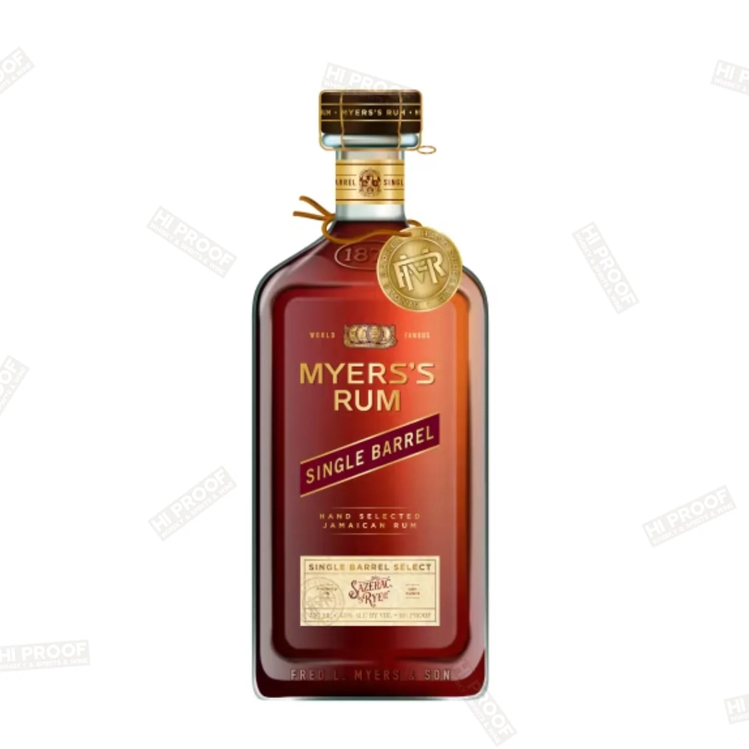Myers's Rum Single Barrel Sazerac Barrel Finished 750ml