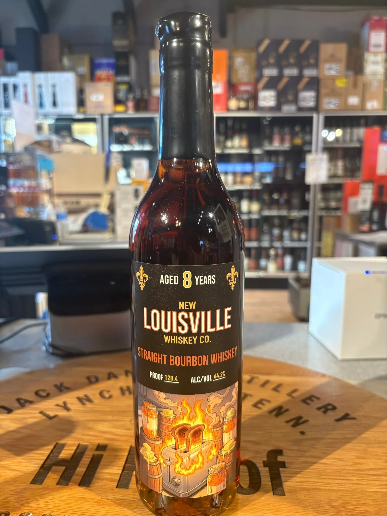 New Louisville 8 Year Bourbon West Coast Toast 128.4 Proof 750ml