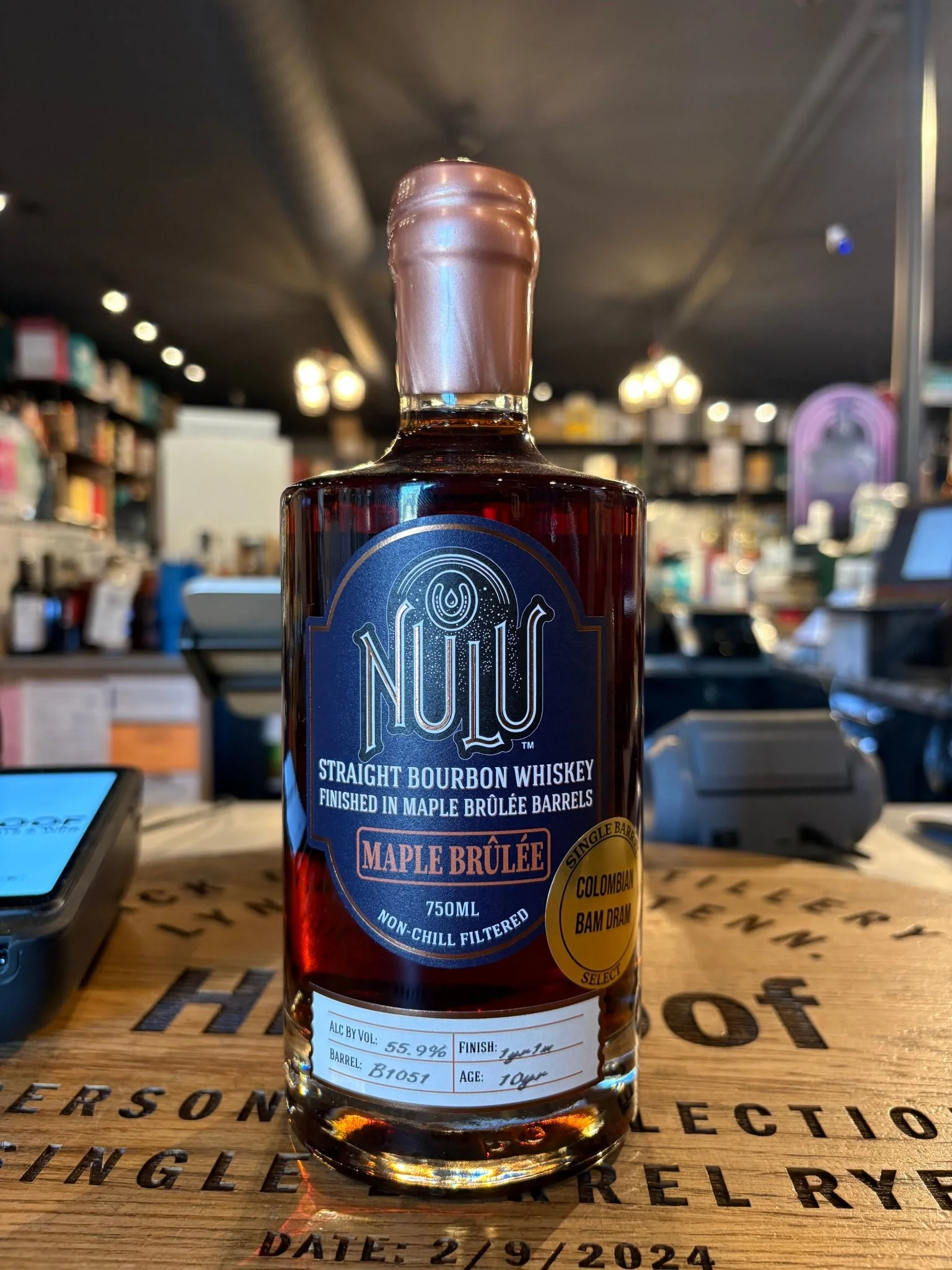 Nulu Maple Brulee 10 Year #b1051 111.8 Proo Single Barrel 750ml