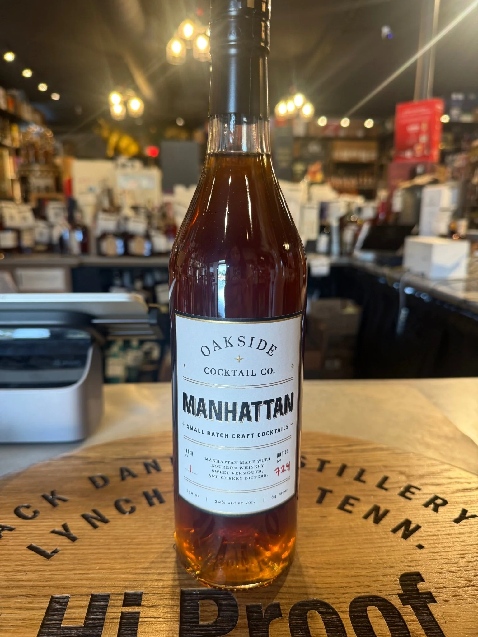 Oakside Cocktail Manhattan 64 Proof Rtd 750ml