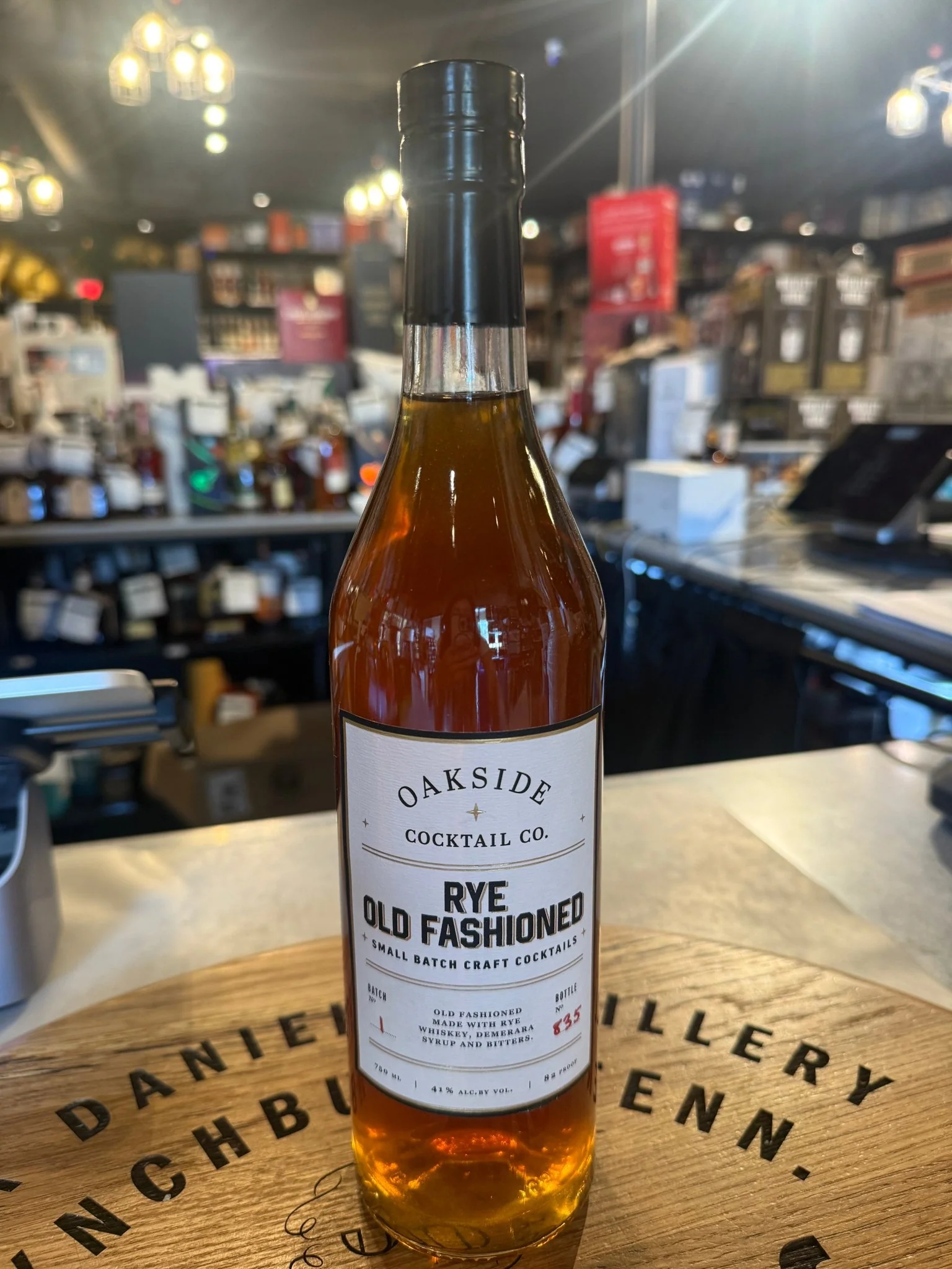 Oakside Cocktail Rye Old Fashioned 82 Proof Rtd 750ml