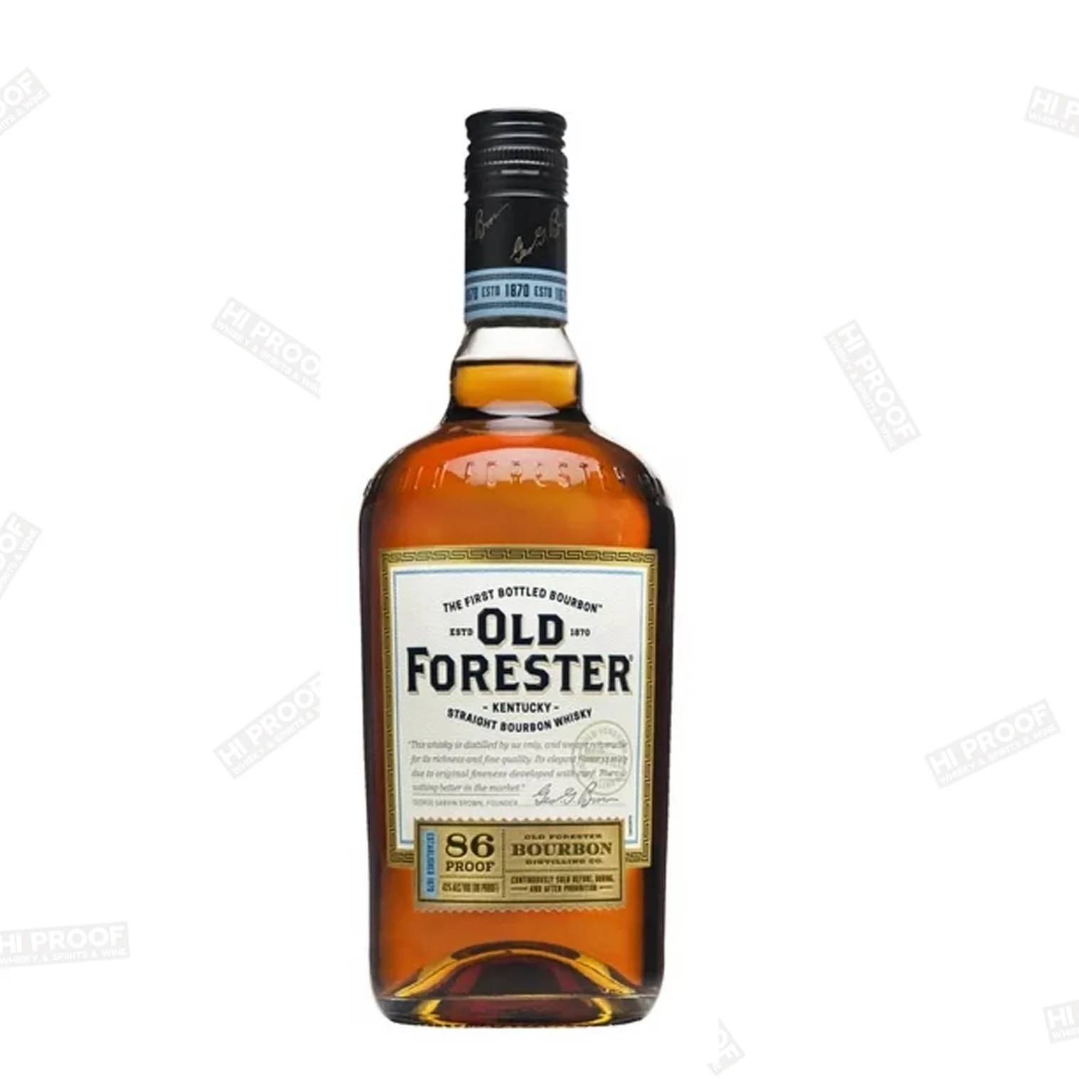Old Forester Kentucky Straight Bourbon Whiskey Classic 86 Proof