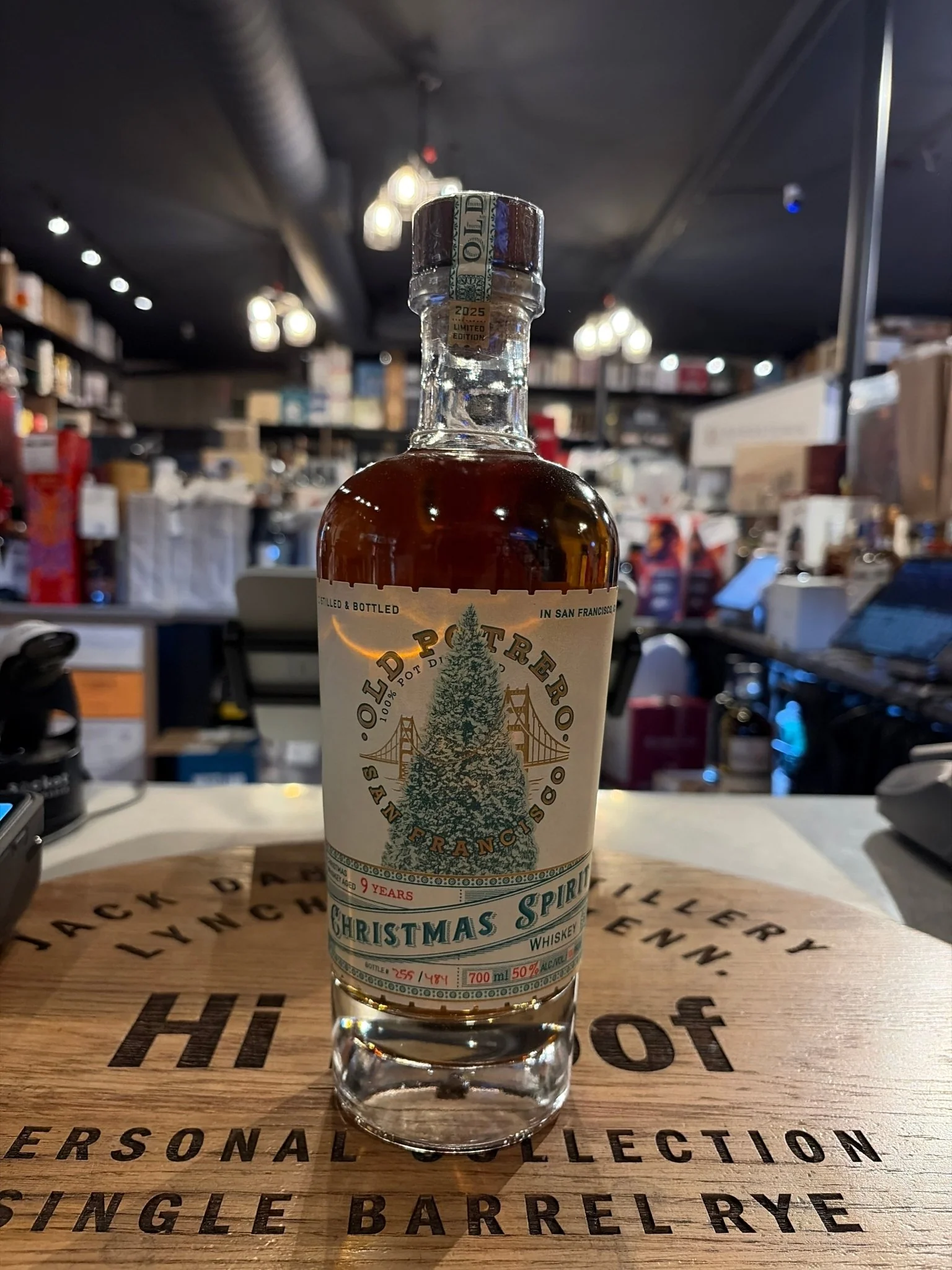 Old Potrero 9 Year Christmas Spirit Whisky 100 Proof 2025 Release 700ml