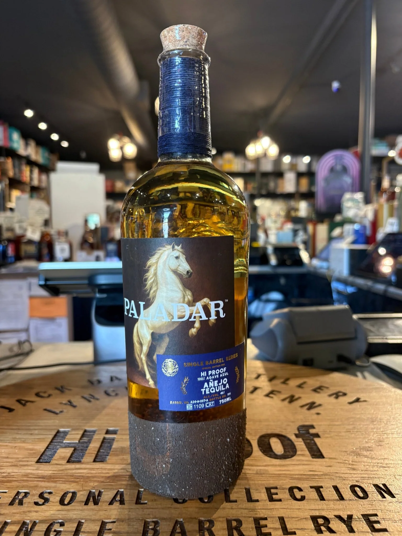 Paladar Anejo Single Barrel Hi Proof Store Pick 750ml Nom 1109