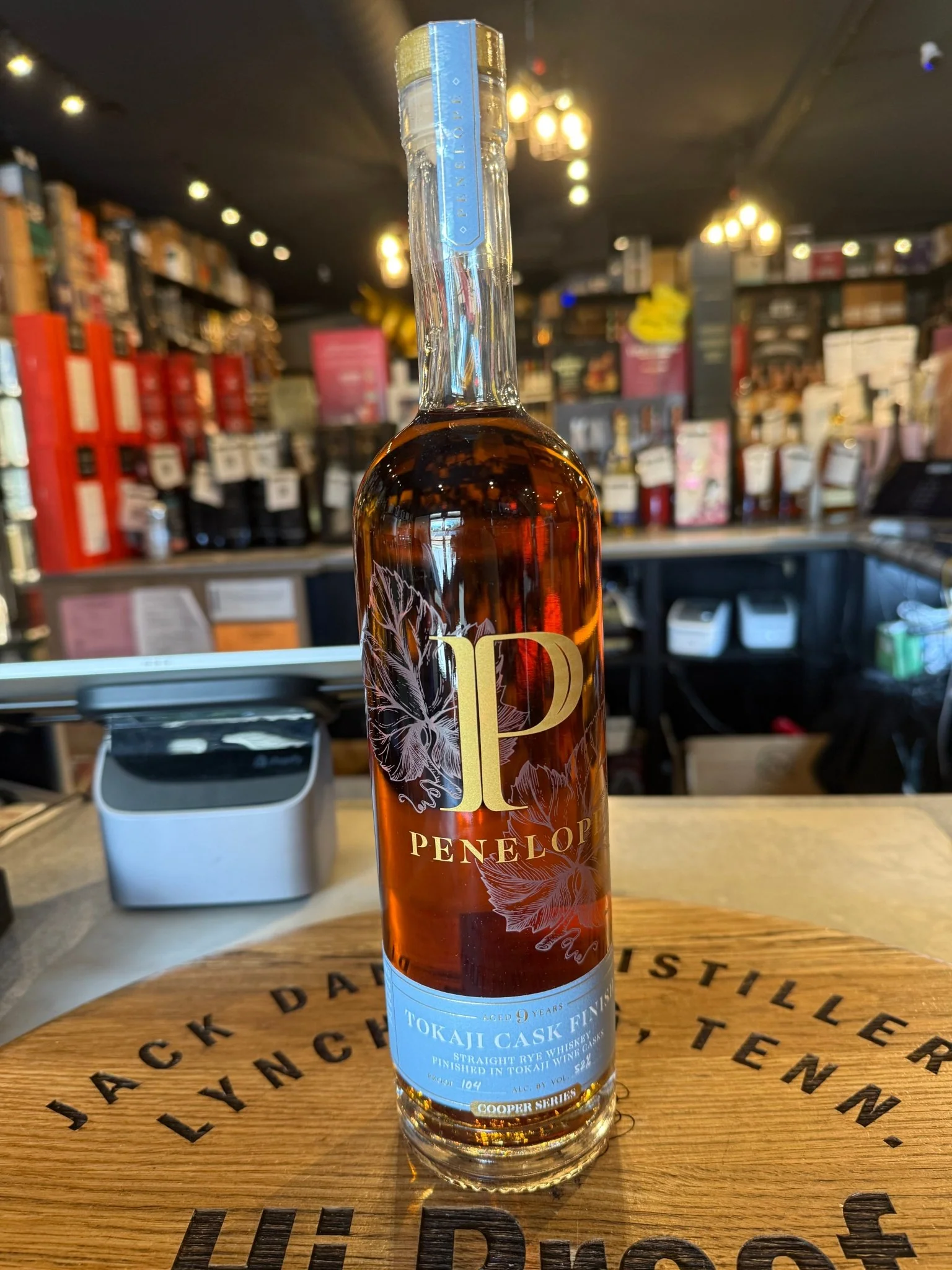 Penelope Tokaji Cask Finish Straight Rye 9 Year 104 Proof 750ml
