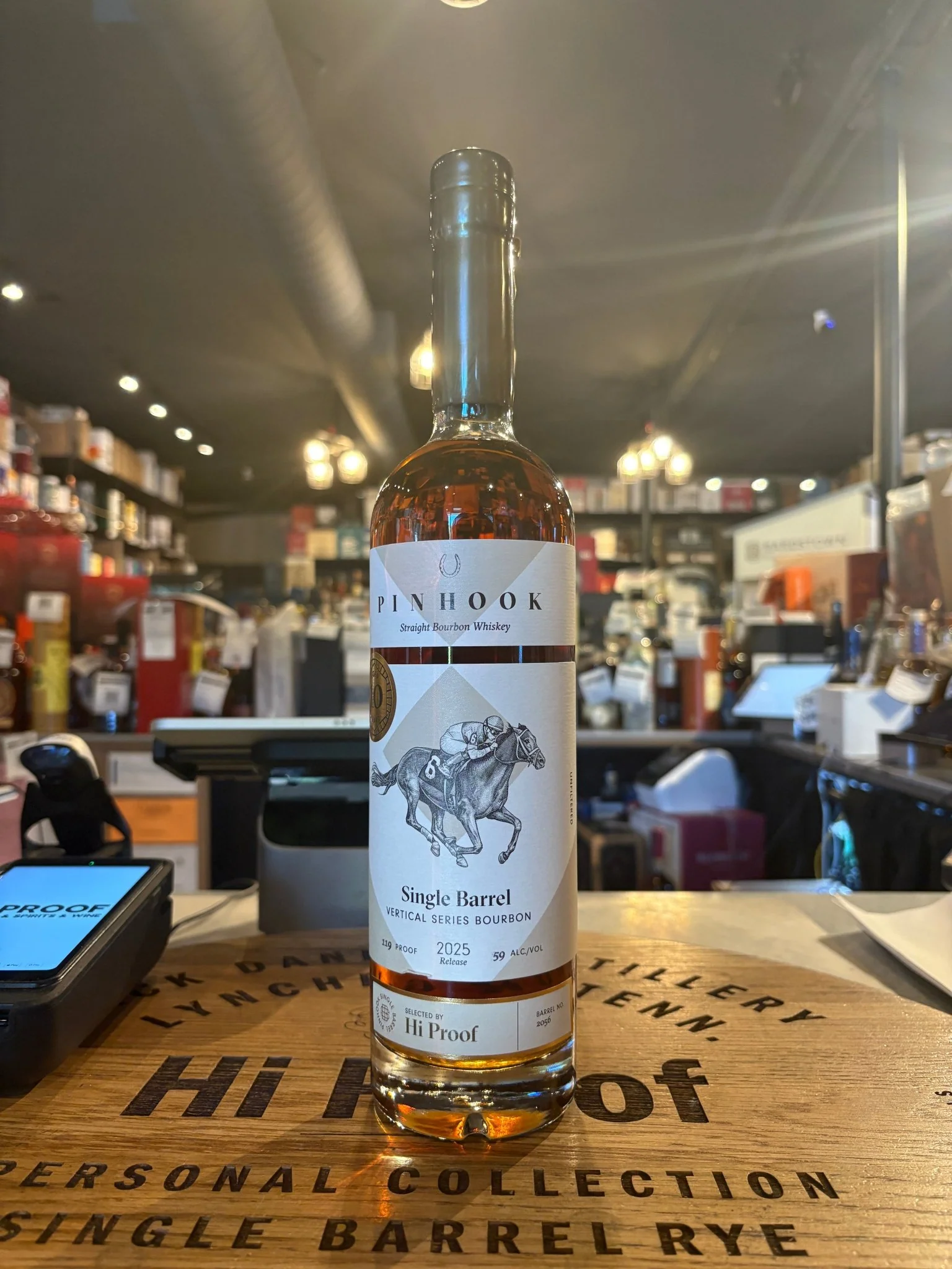 Pinhook 10 Year Vertical #2056 119 Proof Bourbon Hi Proof Store Pick 750ml