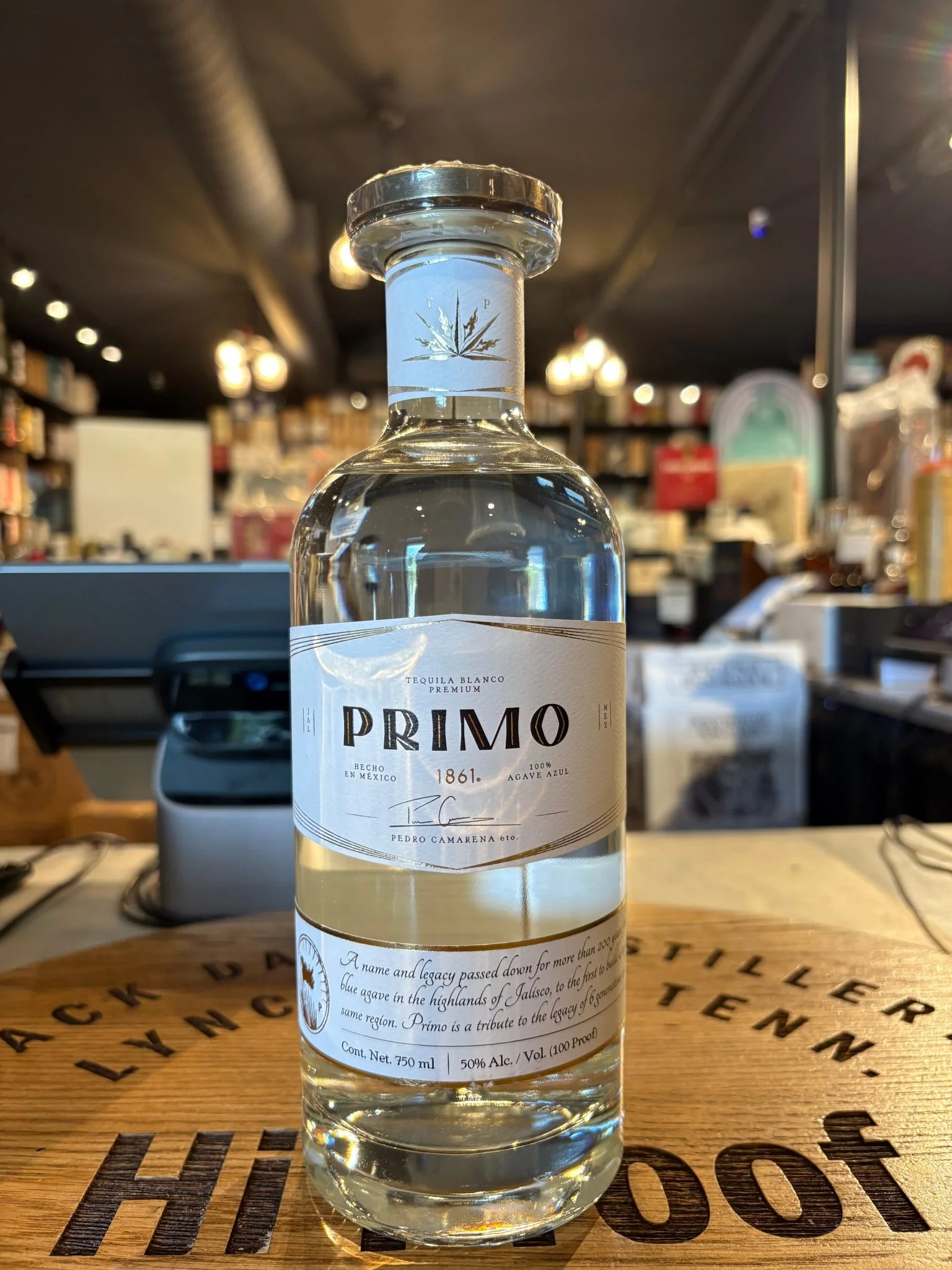 Primo 1861 Tequila Blanco High Proof 100 Proof 750ml