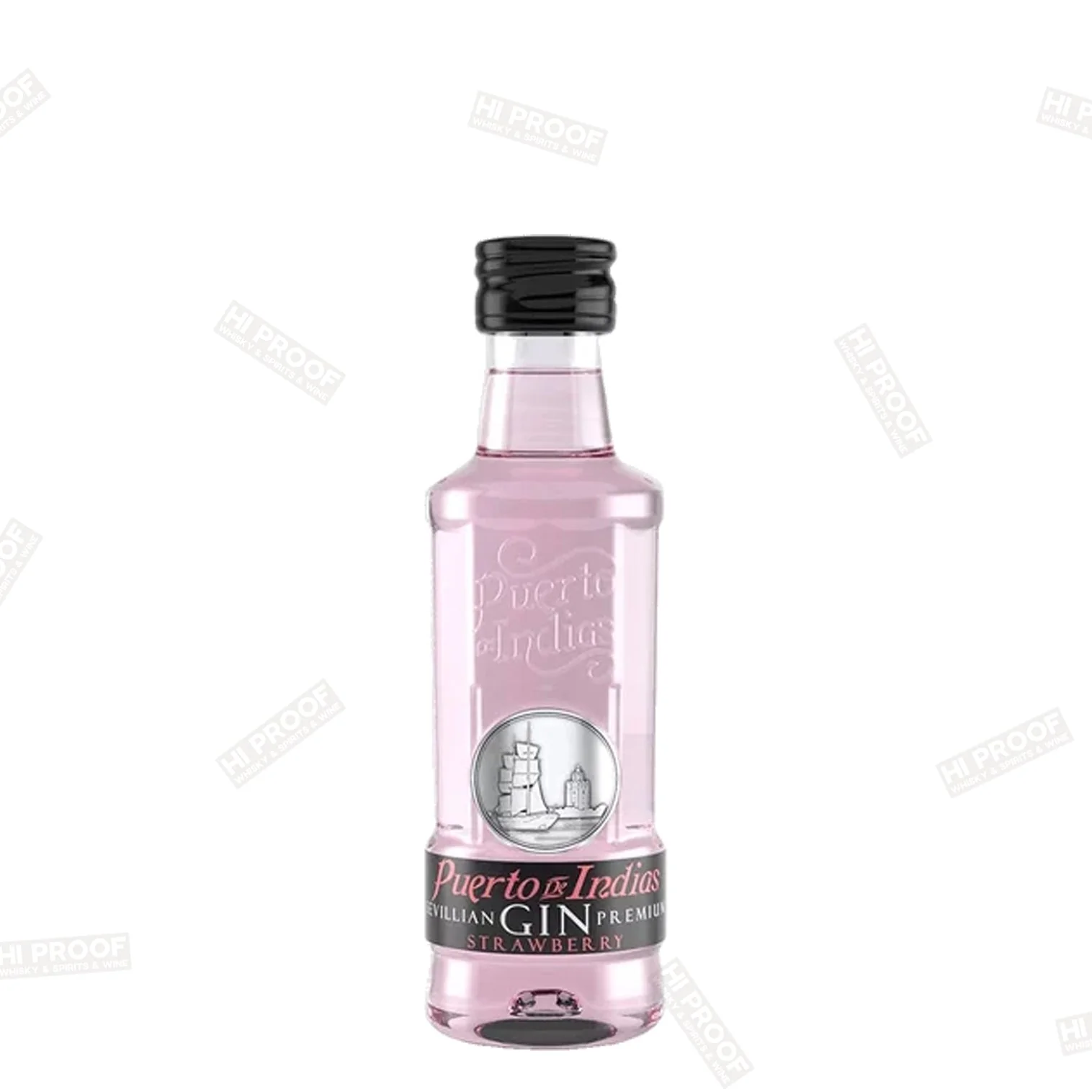 Puerto De Indias Sevillian Premium Gin Strawberry Spain 50ml