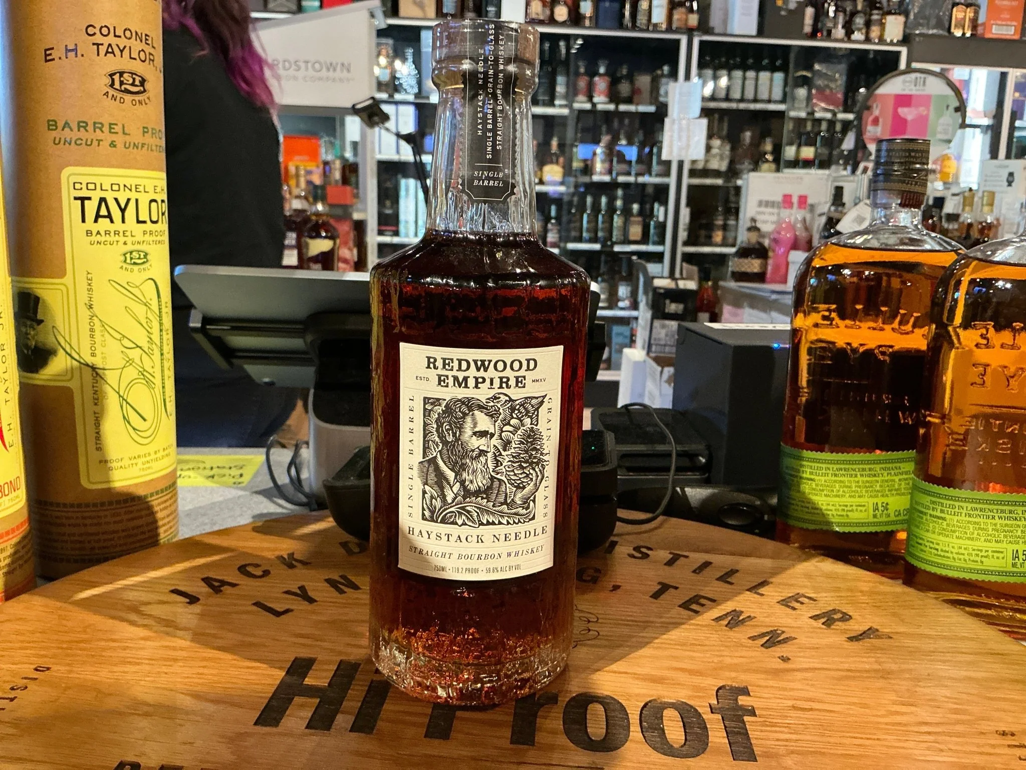 Redwood Empire 8 Year Old "haystack" #1845 119.2 Proof Straight Bourbon Whisky 750ml