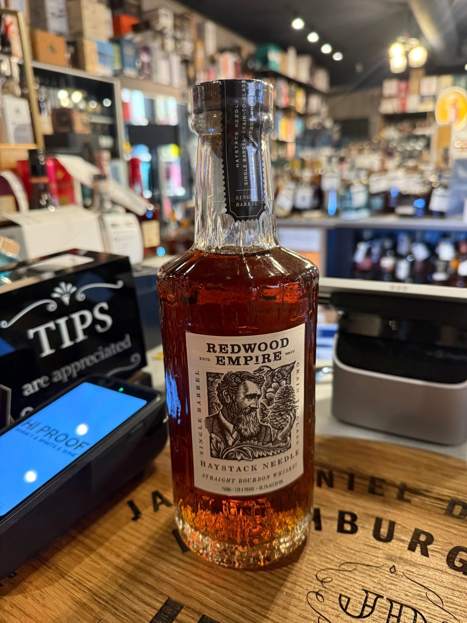 Redwood Empire 8 Year Old "haystack" #2274 120.4proof Straight Bourbon Whisky 750ml
