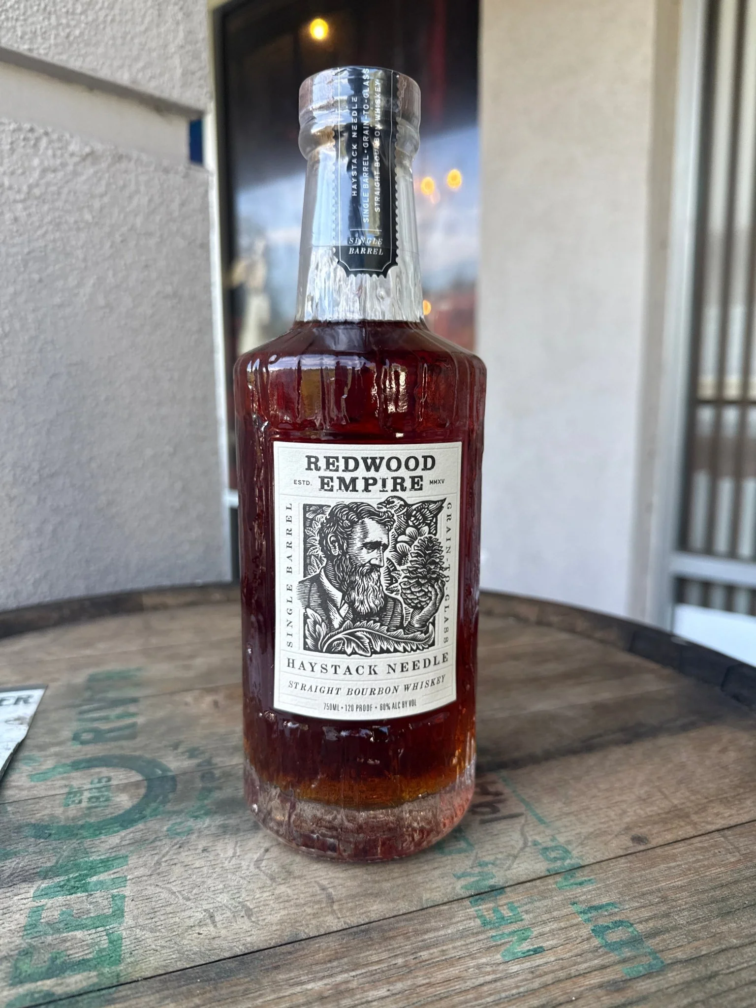 Redwood Empire 8 Year Old "haystack" #2285 120 Proof Straight Bourbon Whisky 750ml