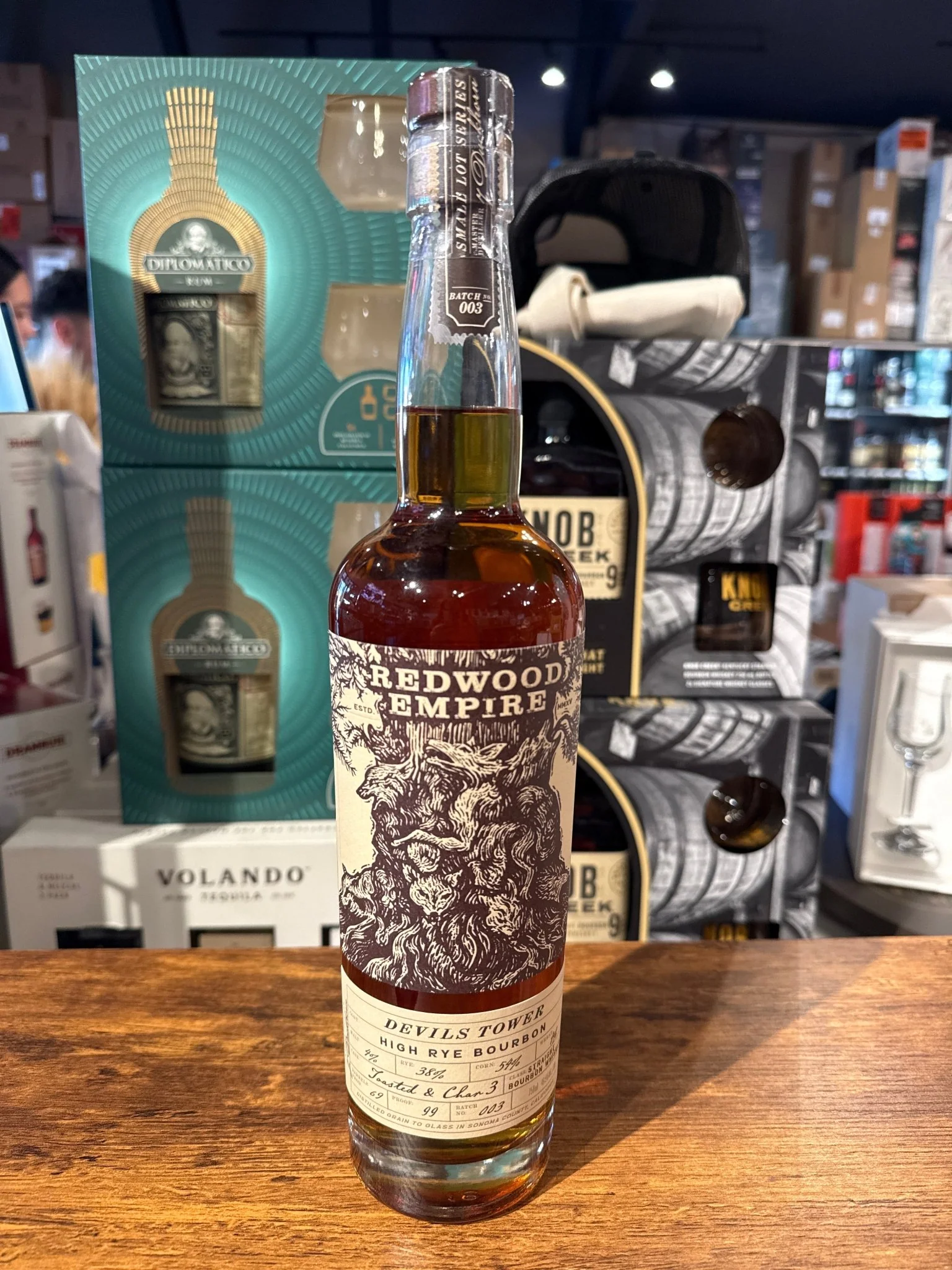 Redwood Empire High Rye Bourbon Devil's Tower 750ml Batch 3
