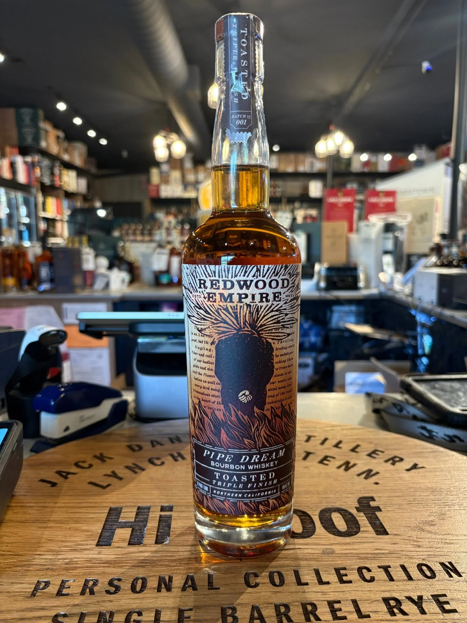 Redwood Empire Pipe Dream Toasted Triple Finish Bourbon Whiskey 750ml – Batch 001