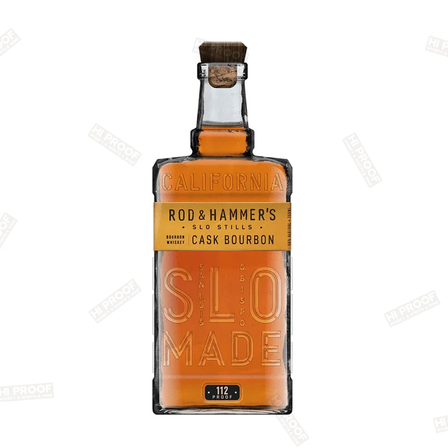 Rod & Hammer's Slo Stills Cask Strength Bourbon Whiskey 112 Proof 750ml
